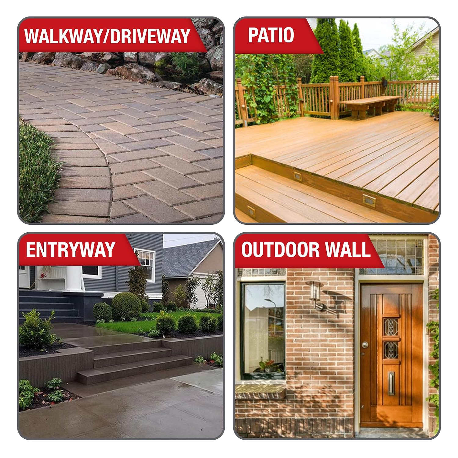 Rainguard Pro Micro-Seal, Wood & Masonry Surface Sealer, 5 Gallons | For Water & Weather Damage, All Porous Surfaces, Silane Siloxane Water Repellent, Clear Natural Finish, Ready To Use