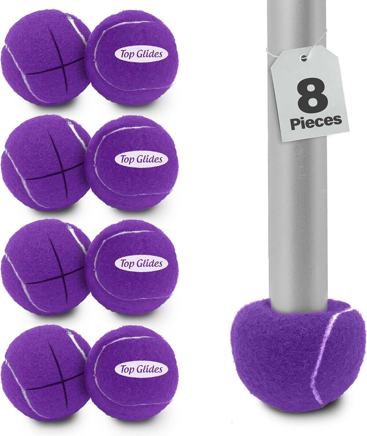 Top Glides Precut Walker Tennis Ball Glides