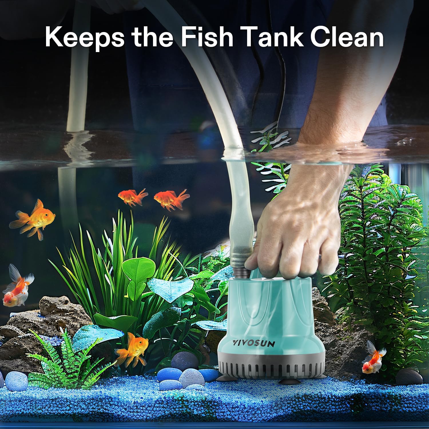 VIVOSUN 660GPH Sub Water Pump for Fish Tank, Pond, Aquarium, Hydroponics