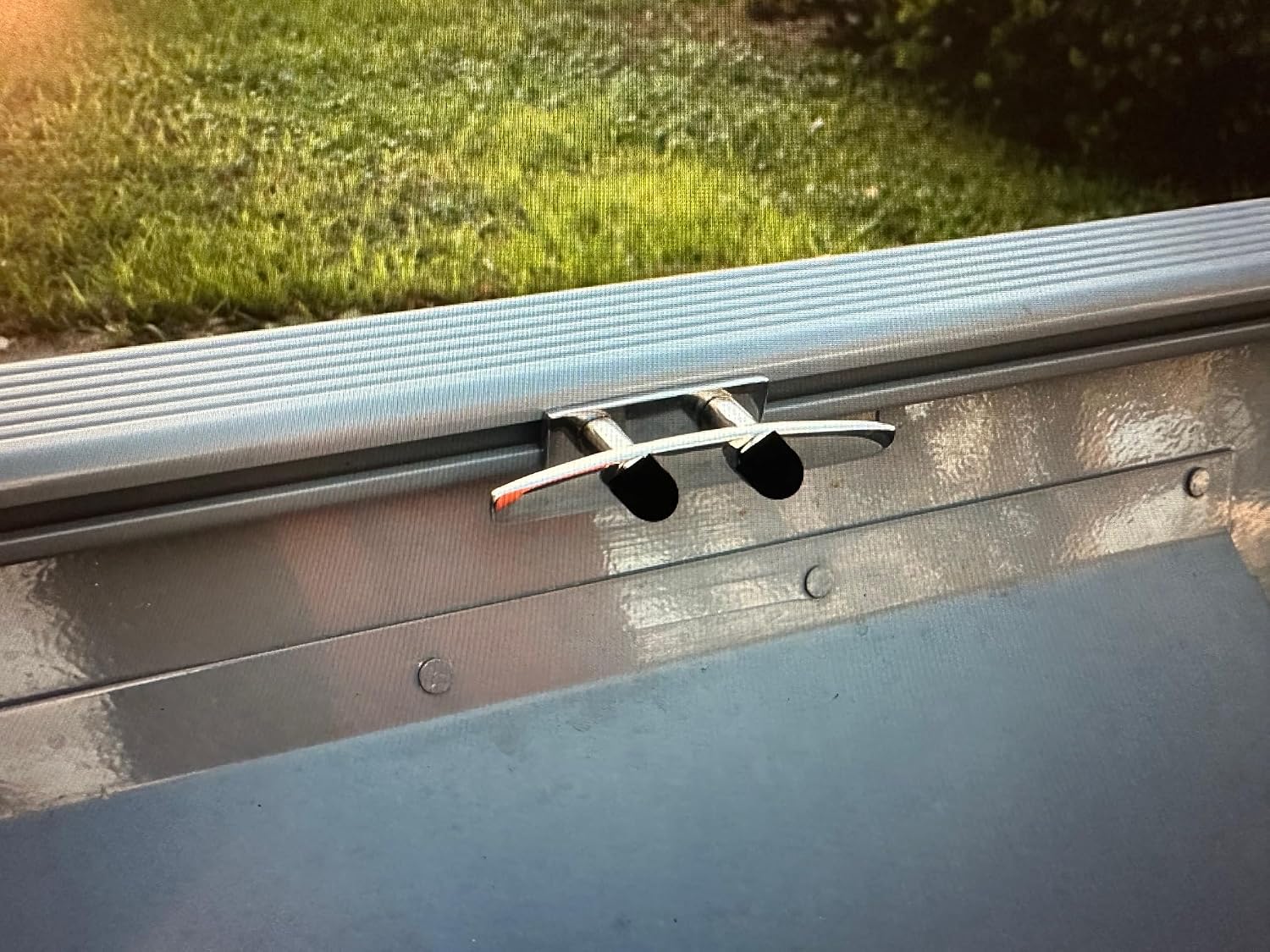 Compatible with Tracker Boats Guide V-14 Versatrack Stainless Cleat 4" Custom Accessories USA