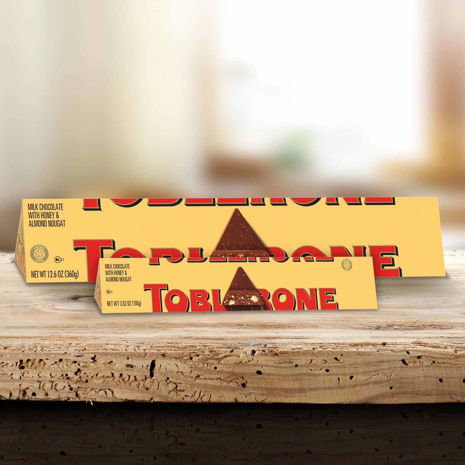 TOBLERONE Milk Chocolate Bar with Honey and Almond Nougat, 20 Bars | Bulk Chocolate