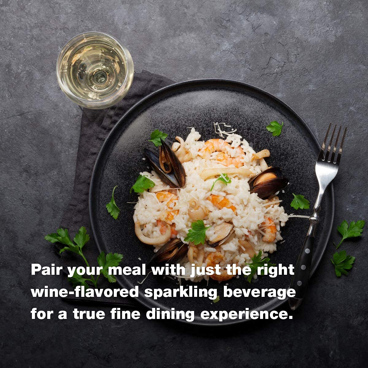 H2o - The Best Non Alcoholic Red Wine - Infused California Sparkling Refreshment, 0.0% Alcohol, (Pinot Noir, Pack of 4-12 Fl oz)