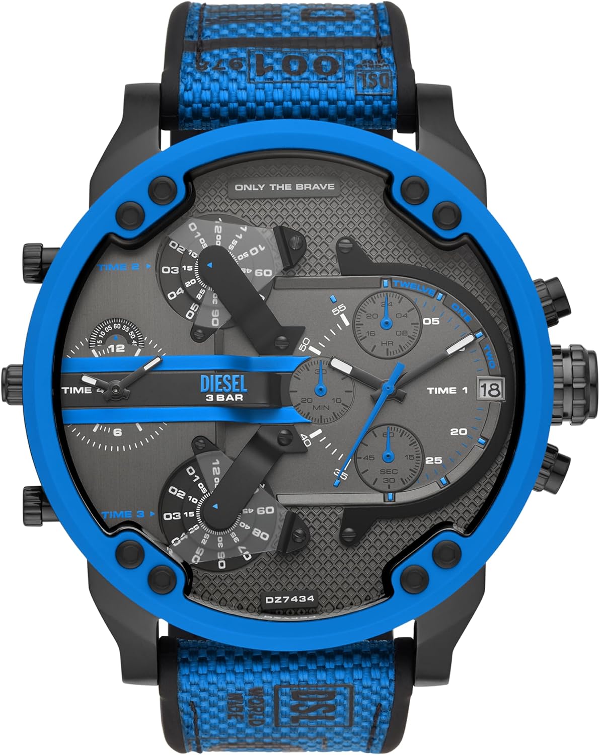 Diesel Mr. Daddy 2.0 Men's Watch, Stainless Steel Chronograph Sports Watch for Men