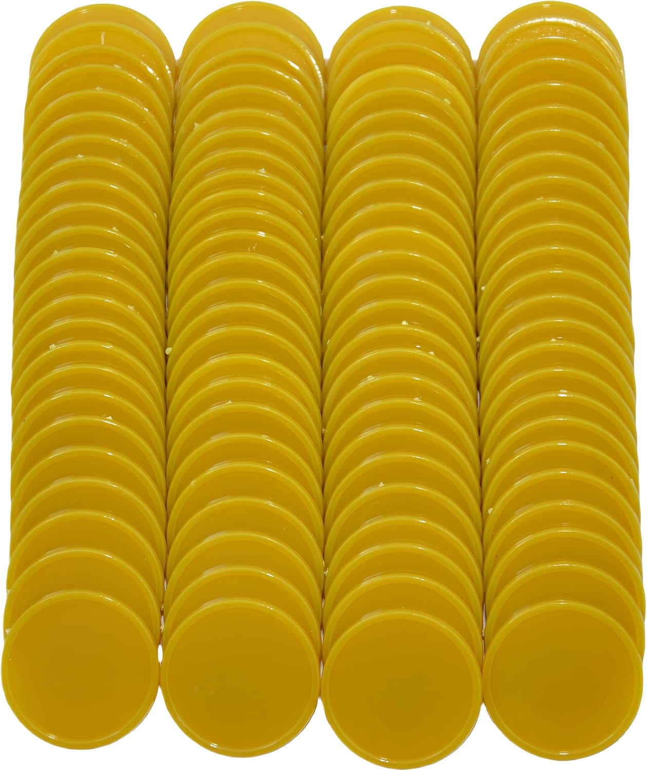 Smartdealspro Set of 100 25MM/1 Inch Opaque Plastic Learning Counting Counters Poker Chips (Red)
