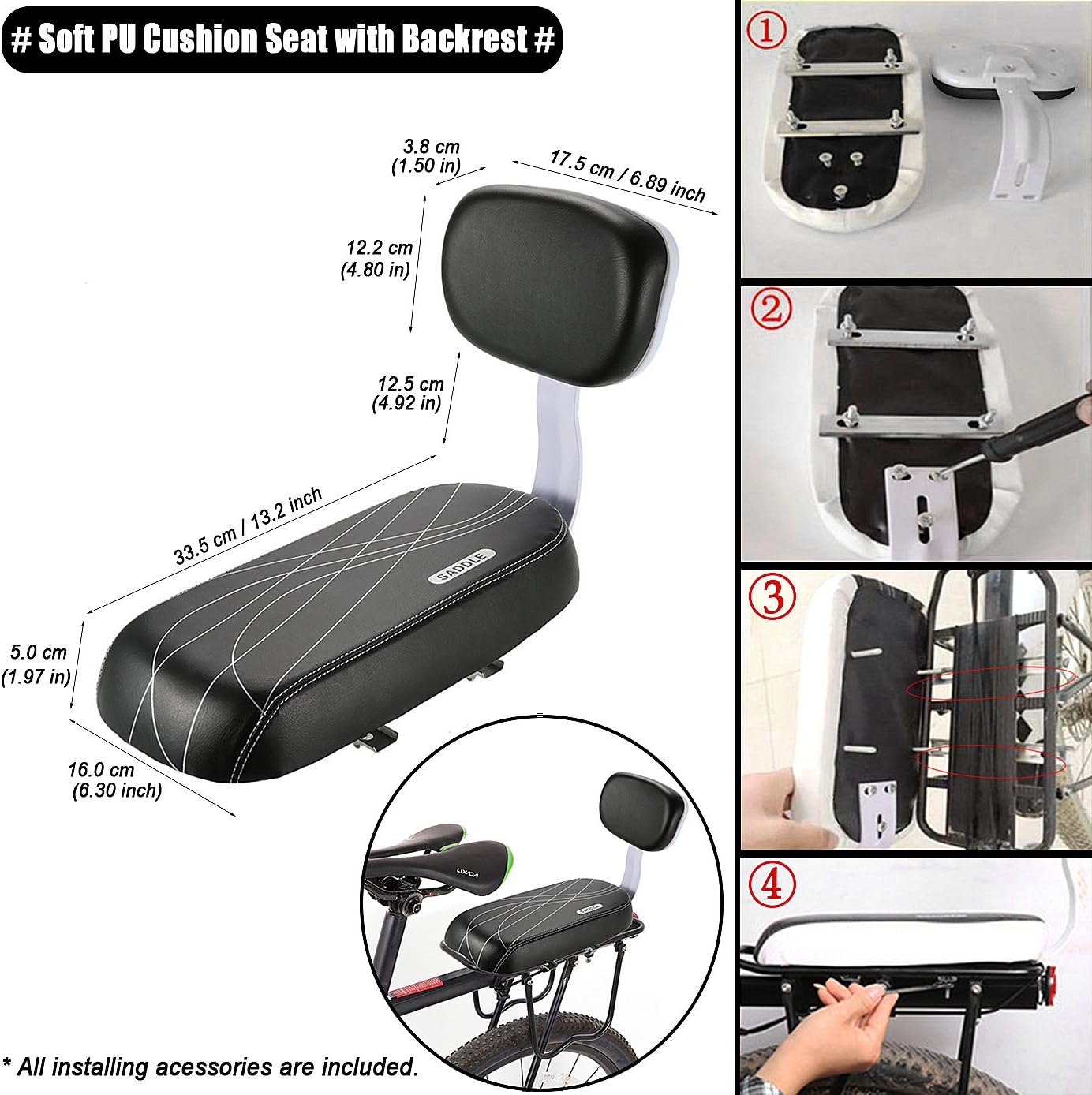 Bike Child Seat Kit