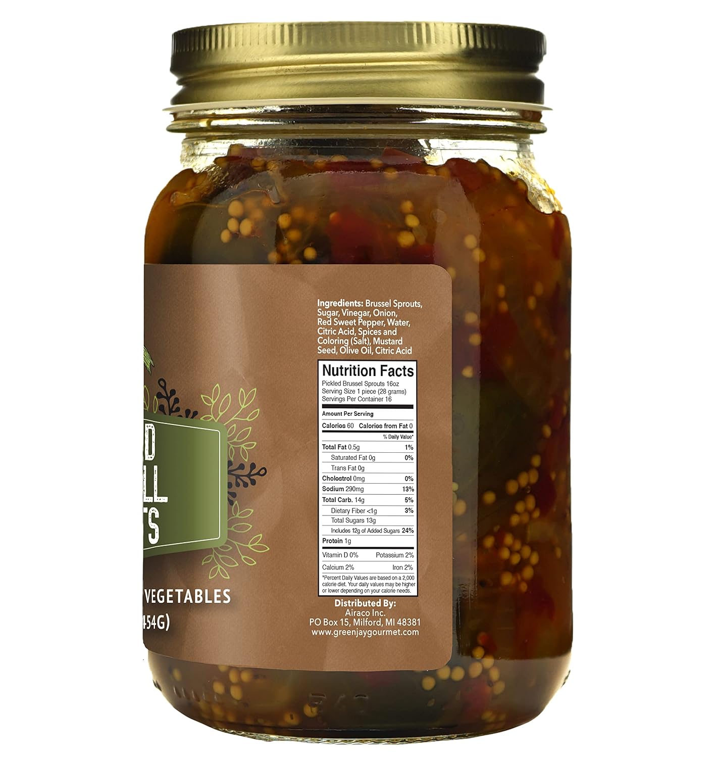 Green Jay Gourmet Marinated Mushrooms in a Jar - Fresh Hand Jarred Vegetables for Cooking & Pantry – Home Grown Pre-Prepared Pickled Marinated