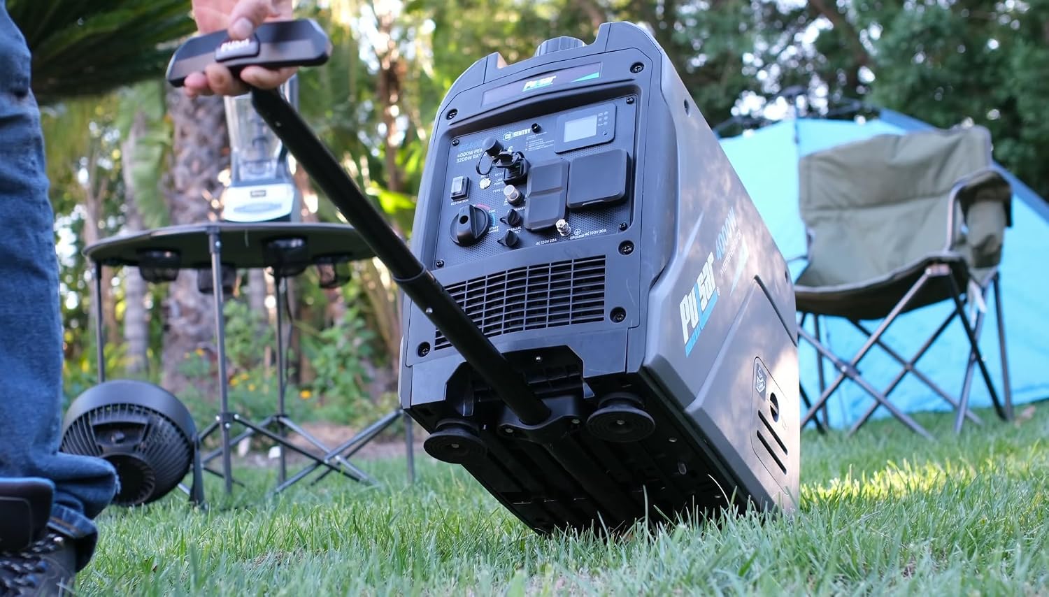 Pulsar 2,300W Portable Gas-Powered Quiet Inverter Generator With USB Outlet & Parallel Capability, Carb Compliant, G2319N