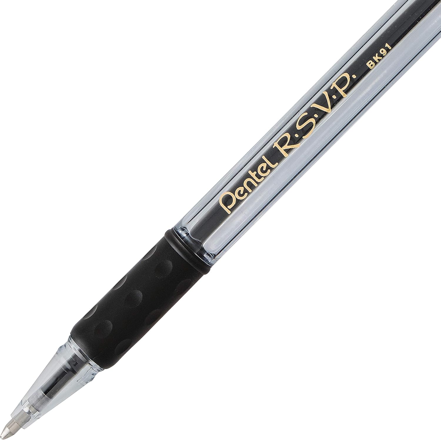 Pentel RSVP Ballpoint Pen, (1.0mm), Medium Line, Assorted Ink, Pack of 8 (BK91CRBP8M)