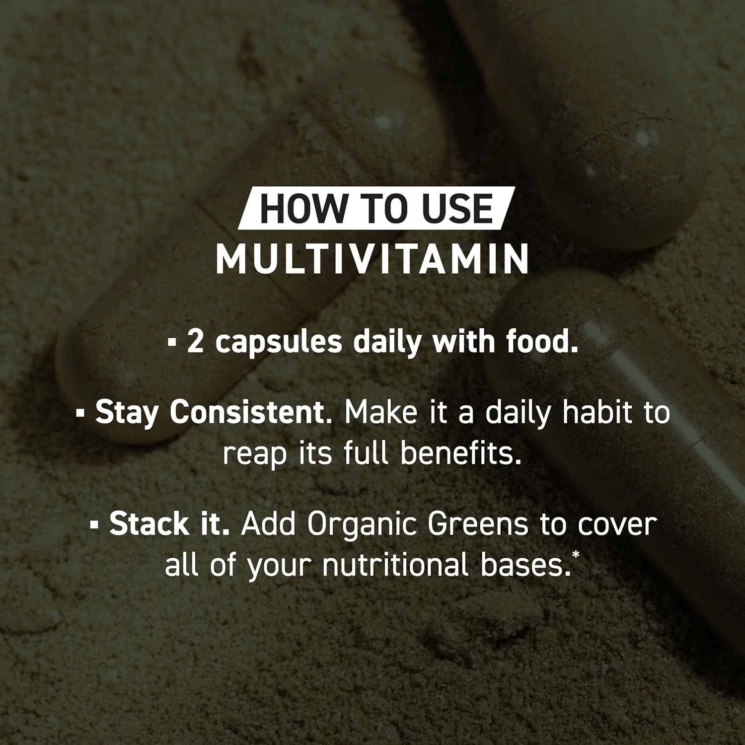Kaged Multivitamin Capsules | Unflavored | Whole Foods Organic Fruits & Veggies | Plant Based Vegan Multivitamin | Vitamin C, D, E