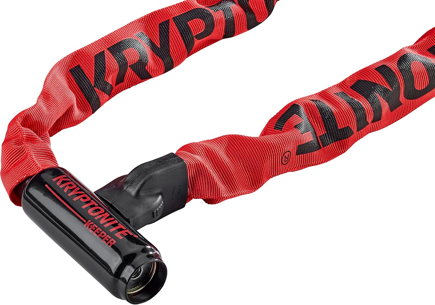 Kryptonite Keeper 785 Bike Chain Lock, 2.8 ft Heavy Duty Anti-Theft Lock | 7mm Manganese Steel Links, 85cm Length, Disc-Style Cylinder, Nylon Sleeve for Motorcycle, Scooter, Gate, Fence