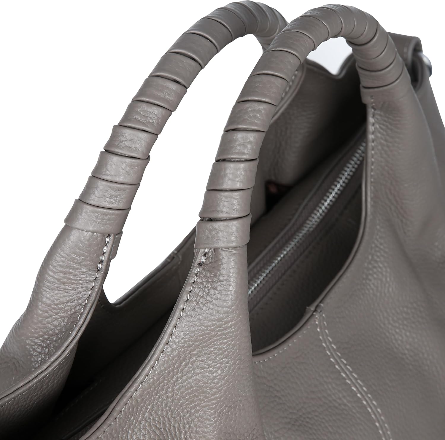 Iswee Leather Satchel Women Purse and Handbag Crossbody Shoulder Bag Hobo | Genuine Cowhide Leather Tote Top Handle Bag Soft & Durable Medium Size Bags with Detachable Multiple Pocketbooks Trendy
