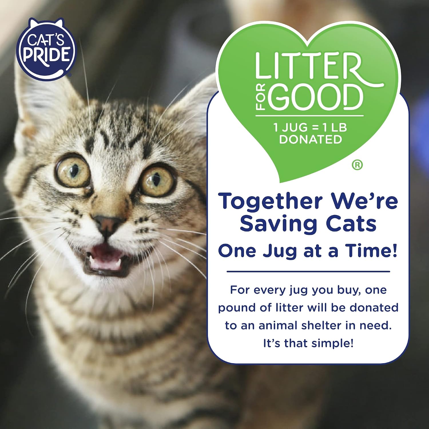 Cat's Pride Total Odor Control, Max Power, Clumping Litter Scented 15lb