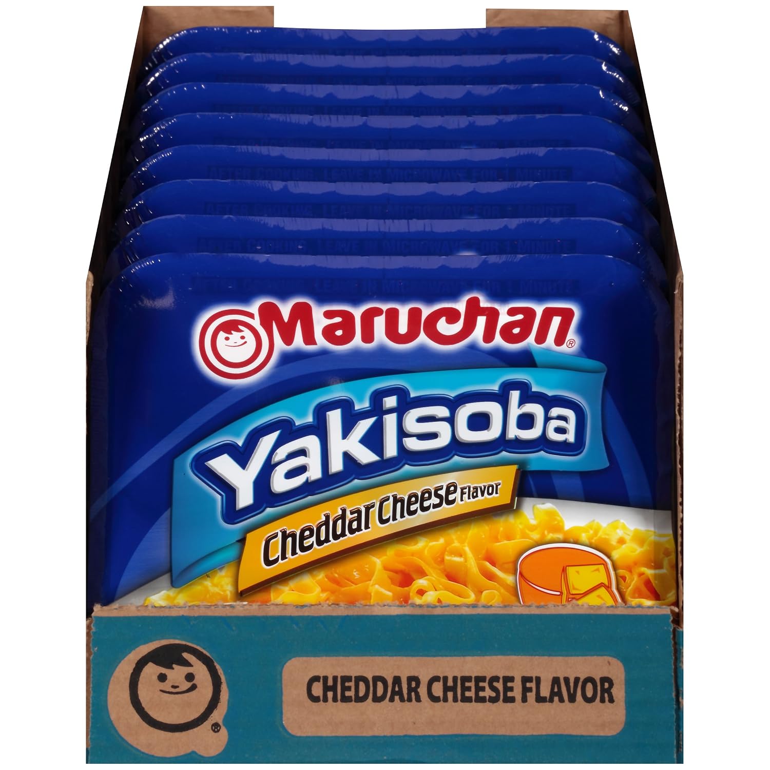 Maruchan Yakisoba, Spicy Chicken Flavor – Stir-Fried Japanese Instant Ramen Noodles, High Protein Microwavable Meal – 4.11 Oz. (8 Pack)