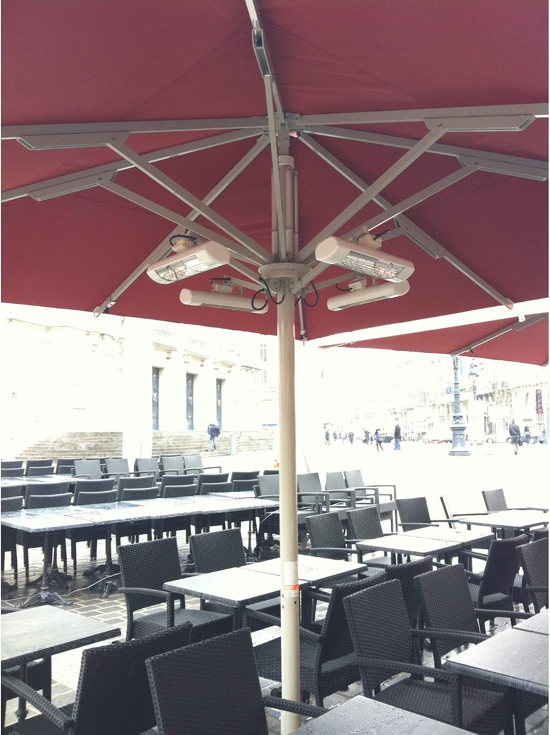 SUNHEAT Outdoor Weatherproof Electric Wall Mounted Patio Heater