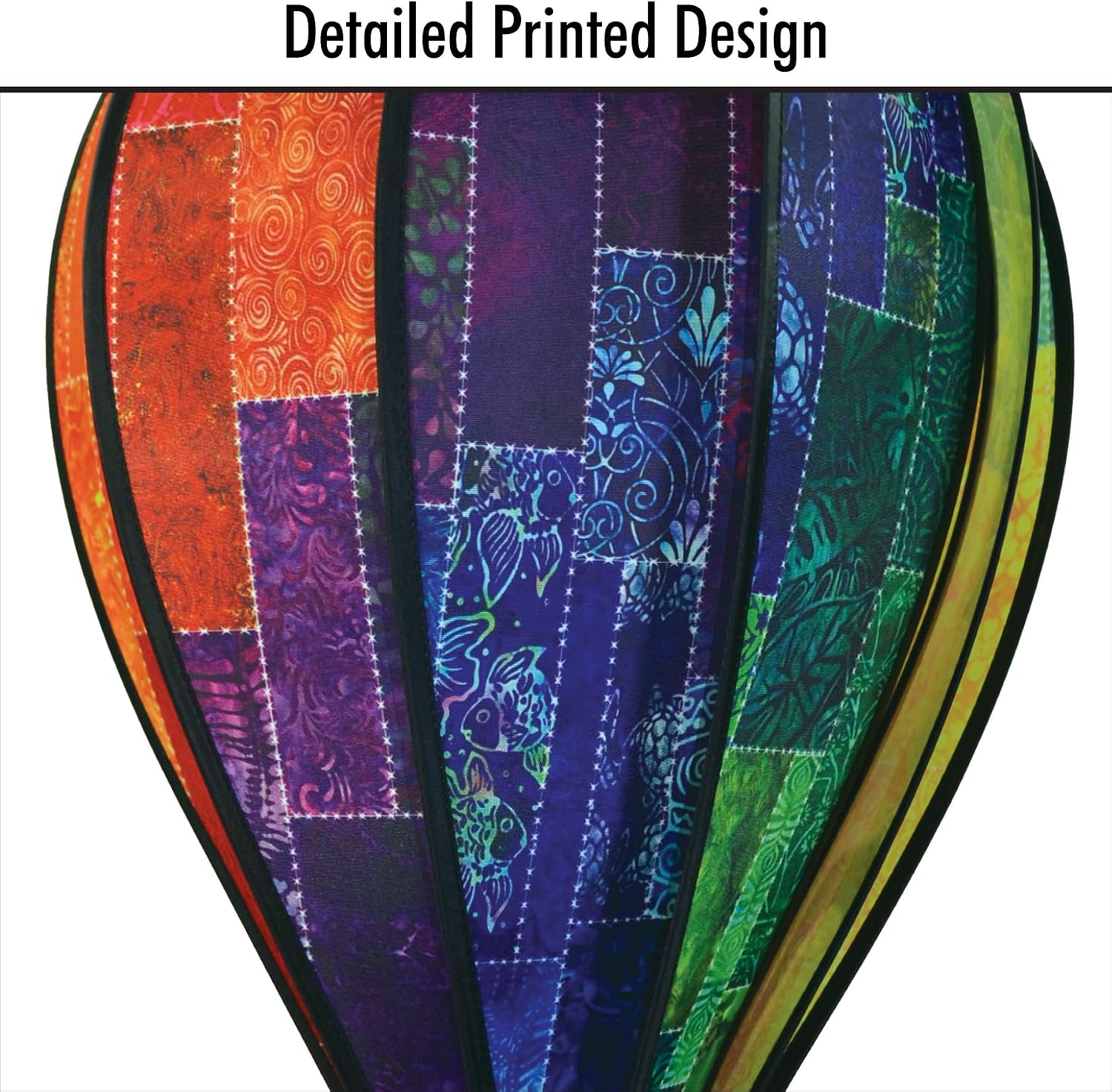 In the Breeze 0990 USA Flag 10-Panel Hot Air Balloon Wind Spinner