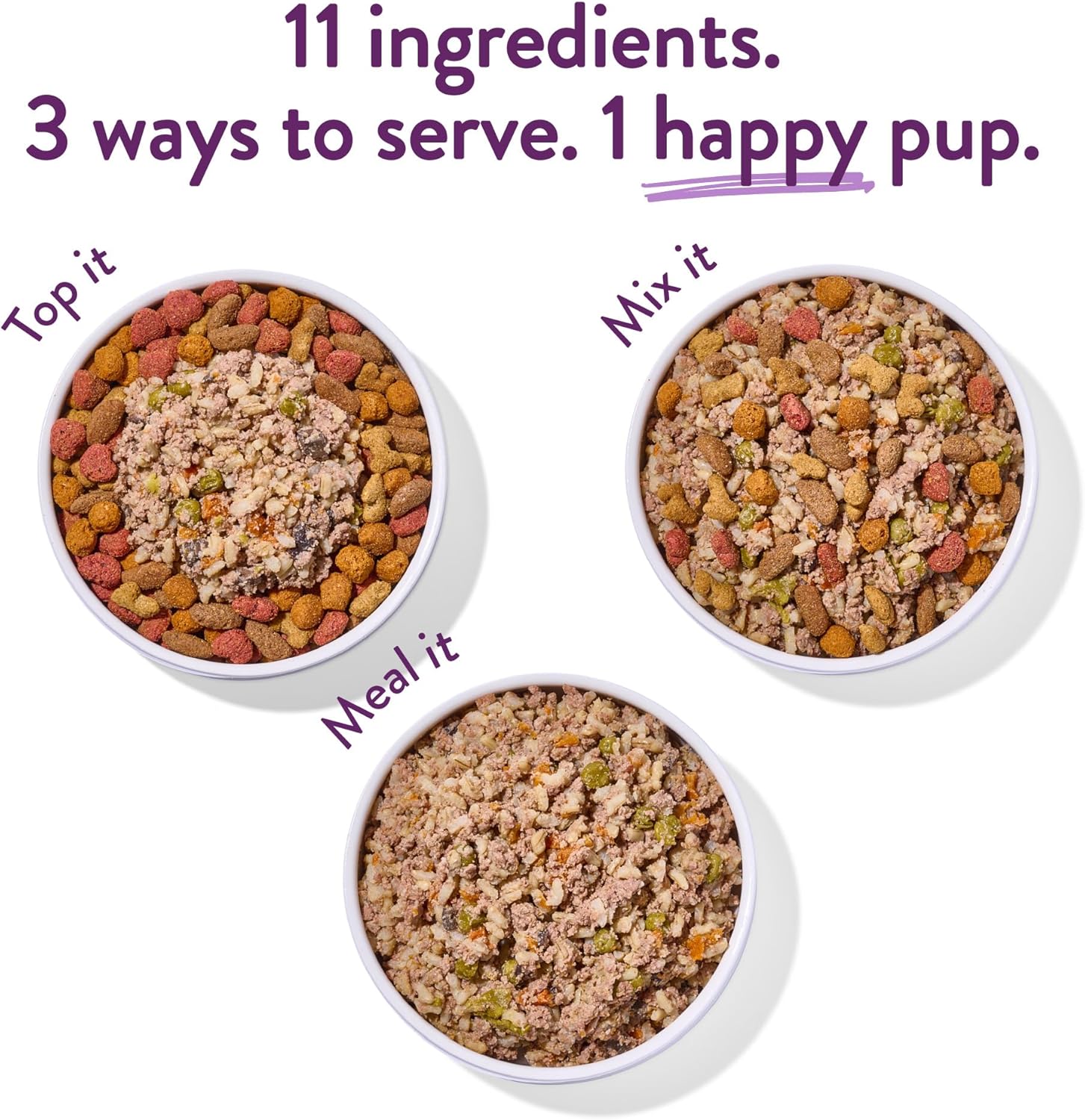 Portland Pet Food Company Fresh, Human Grade Dog Food Topper & Meal 5 Pack