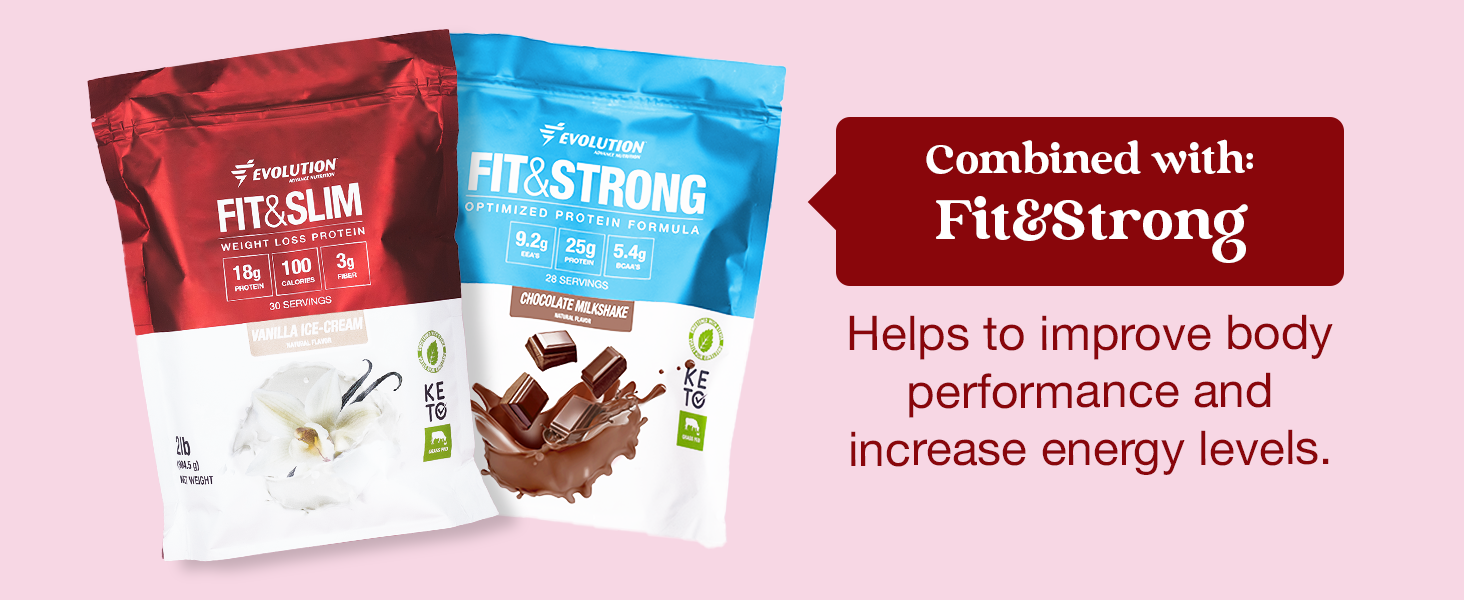 Fit&amp;Strong, Fit&amp;Slim, increase energy levels, muscle definition