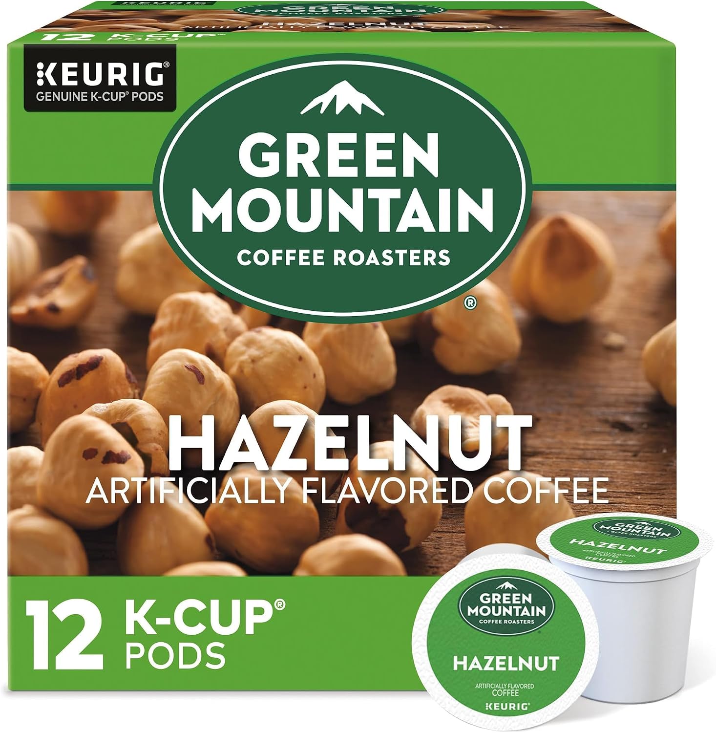 Green Mountain Coffee Roasters Island Coconut, Single-Serve Keurig K-Cup Pod, Flavored Light Roast Coffee, 24 Count (Pack of 1)
