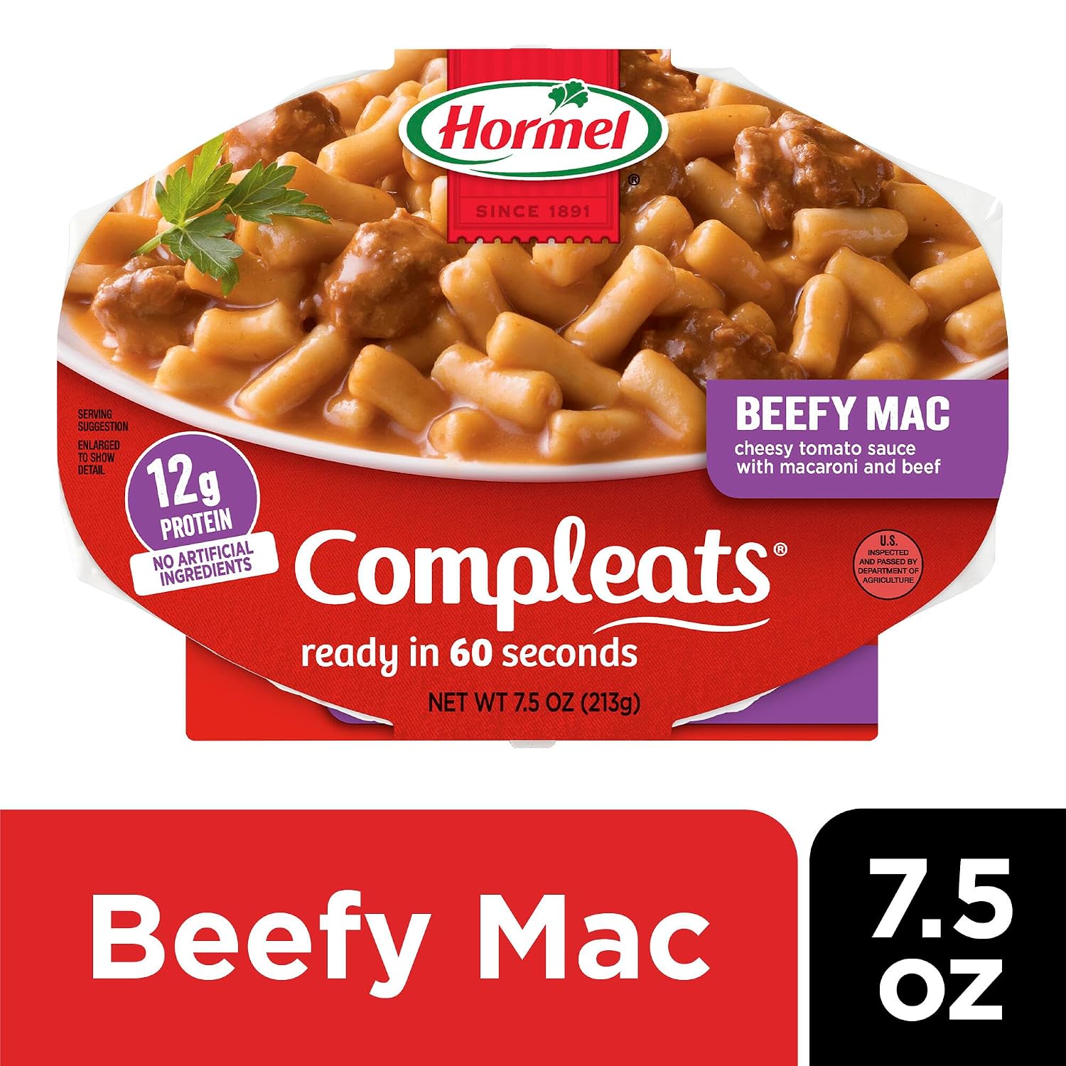HORMEL COMPLEATS Chicken Alfredo Microwave Tray, 10 oz. (6 Pack)