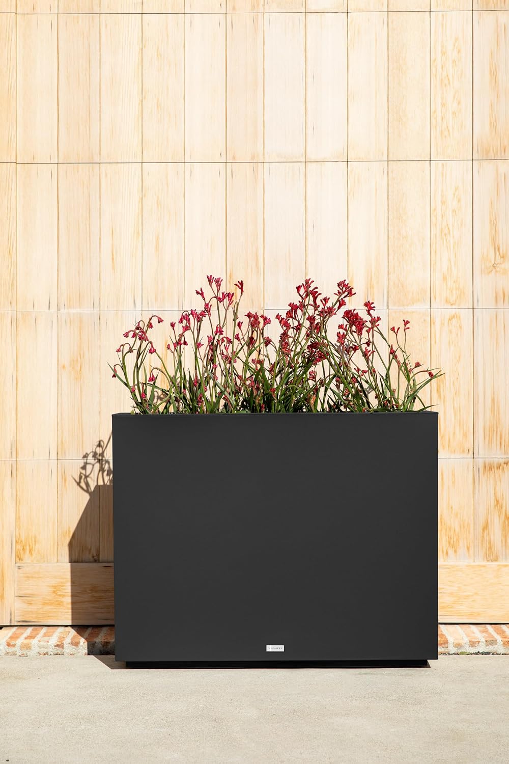 Veradek Span Plastic Box Series Planter - Tall Rectangular, White, All-Weather Resistant, Removable Insert Bucket, Modern Design, Indoor/Outdoor Use | Made From Durable Plastic Featuring a Removable Insert Bucket. Modern Porch/Patio Décor for Plants and…