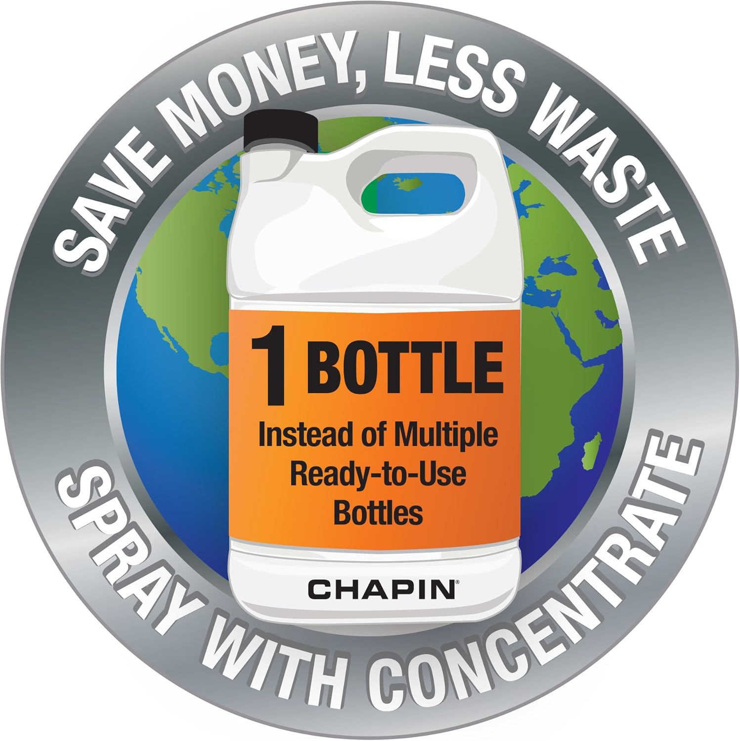 Chapin International 64800 4-Gallon ProSeries Liquid and Wettable Powder Diaphragm Pump Backpack Sprayer for Fertilizer, Herbicides and Pesticides