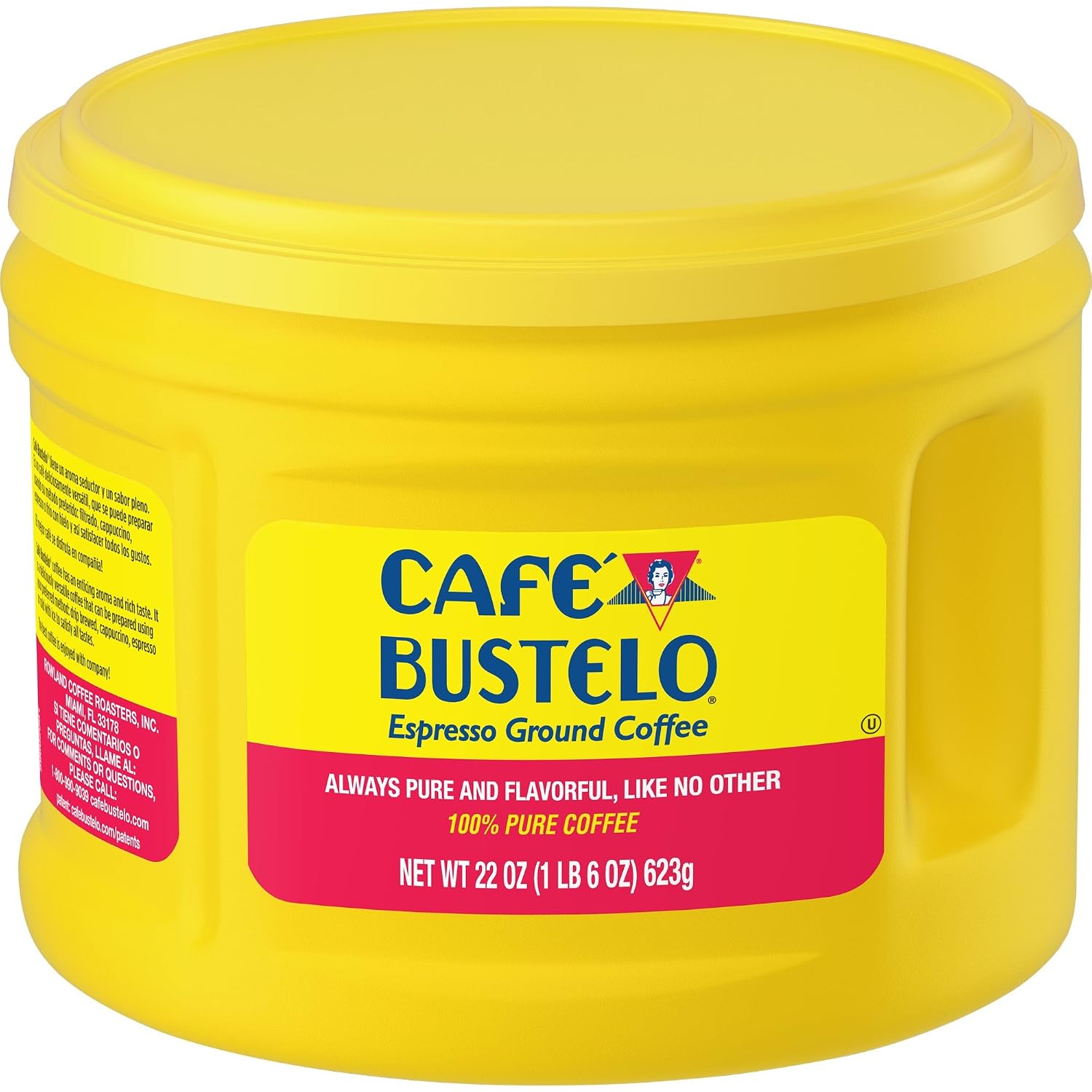 Café Bustelo, Espresso Style Dark Roast Ground Coffee, 10 oz. Can | Packaging May Vary