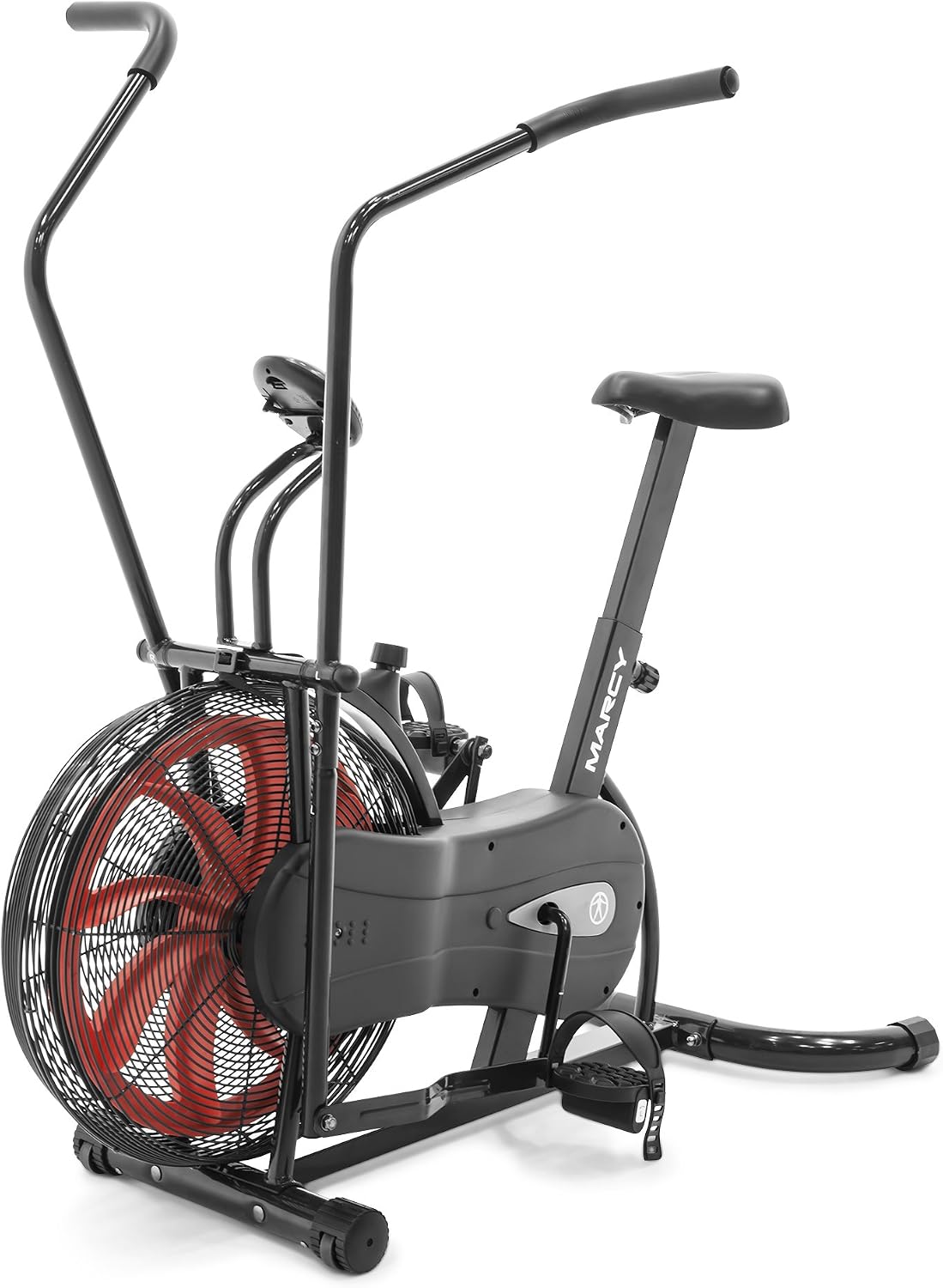 Marcy Air-Resistance Exercise Fan Bike With Dual Action Handlebars