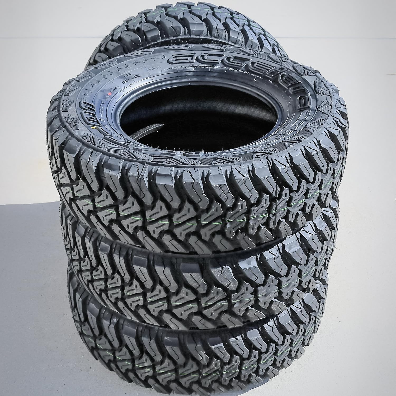 Accelera M/T-01 LT31X10.50R15 109Q Mud Terrain C (6 Ply) All Season Tire | Light Truck Mud Terrain All Season Traction 109Q Rated C (6 Ply) Radial Construction Black Sidewall Tire