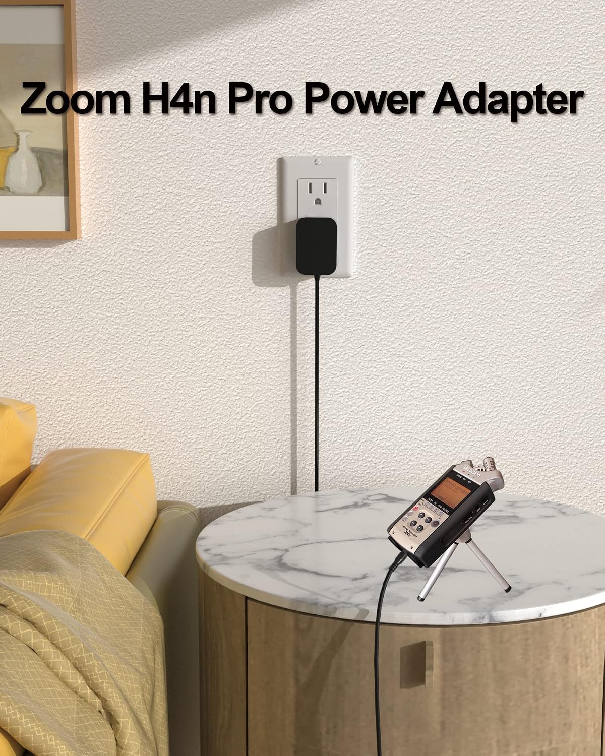Replacement for Zoom H4N Power Adapter Compatible with Zoom H4n Pro, R16, AD-14, ARQ AR-96, AR-48, UAC-2, Q3, Q3HD and R24 Power Supply (5V, 5.9ft)