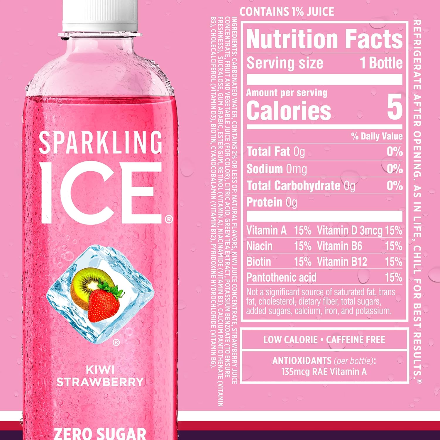 Sparkling Ice Purple Variety Pack, Flavored Water, Zero Sugar, with Vitamins and Antioxidants, 17 fl oz, 12 count (Black Raspberry, Cherry Limeade, Orange Mango, Kiwi Strawberry)