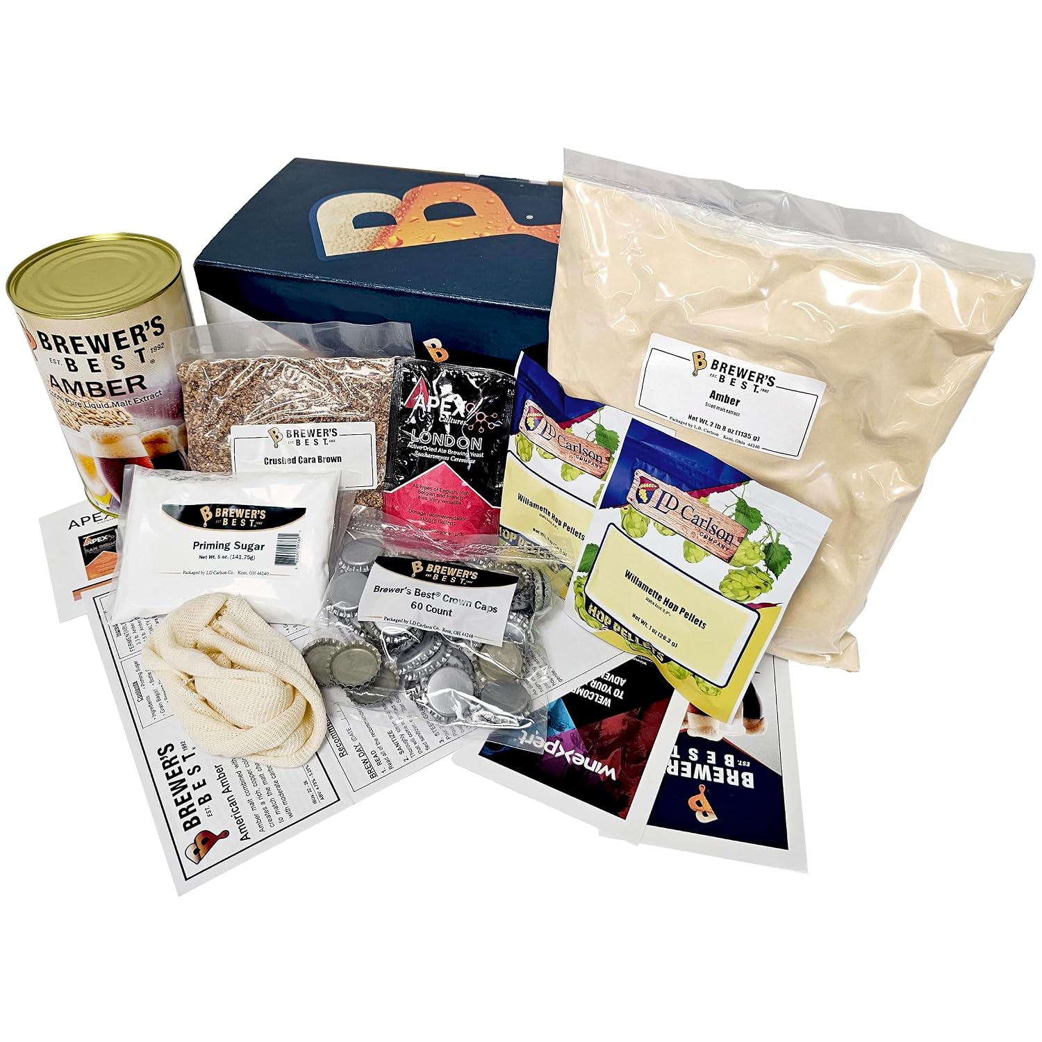American Amber Homebrew Beer Ingredient Kit