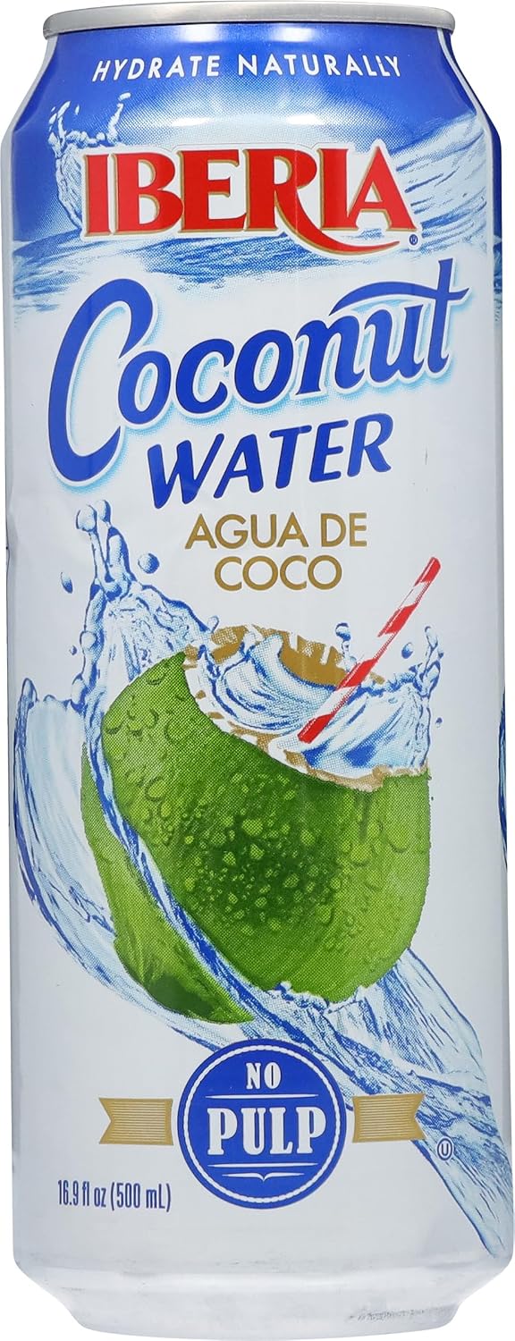Iberia Coconut Water with Pulp 16.9 fl oz (Pack of 24)