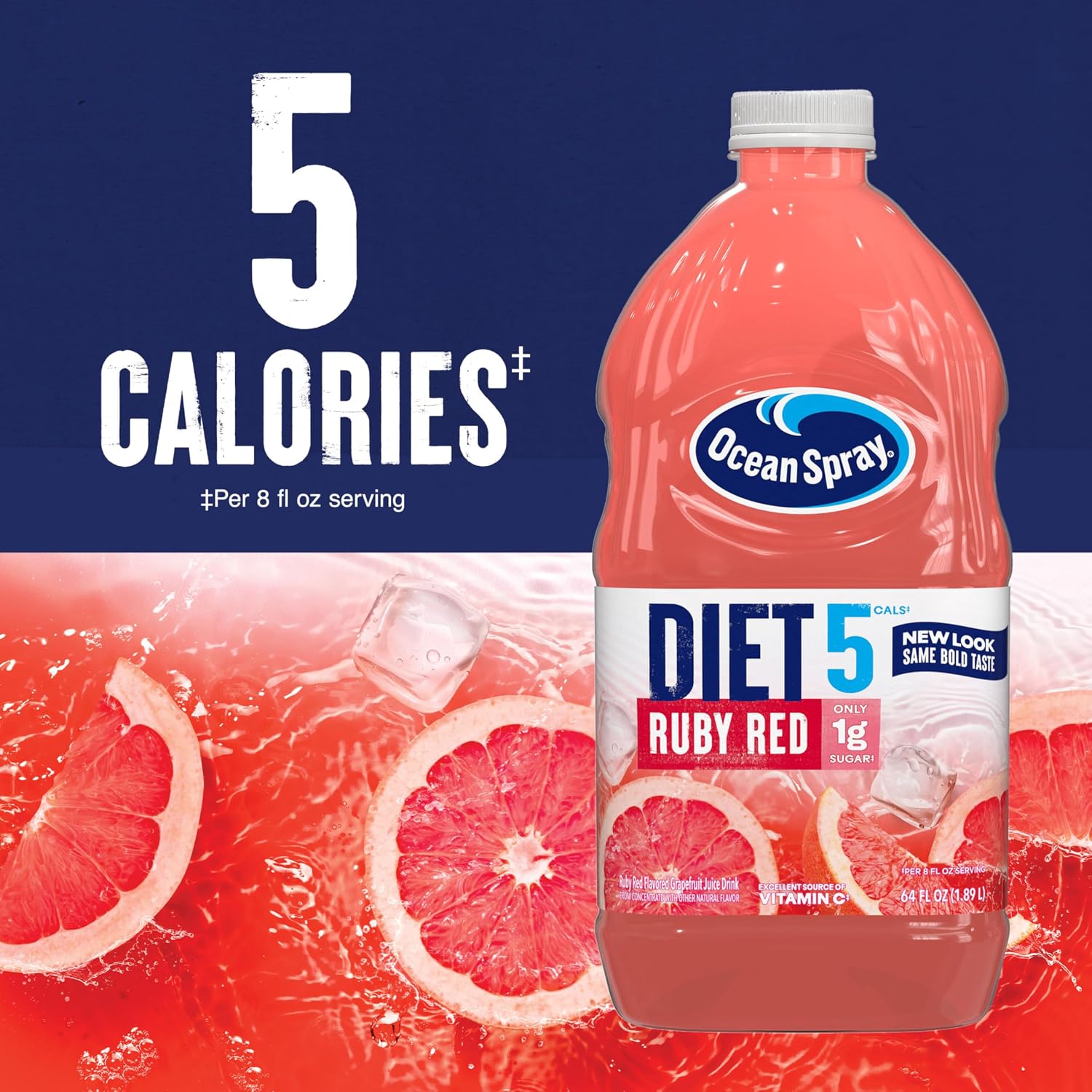 Ocean Spray® Cran50™ Cranberry Juice Drink, 64 Fl Oz Bottle (Pack of 1)