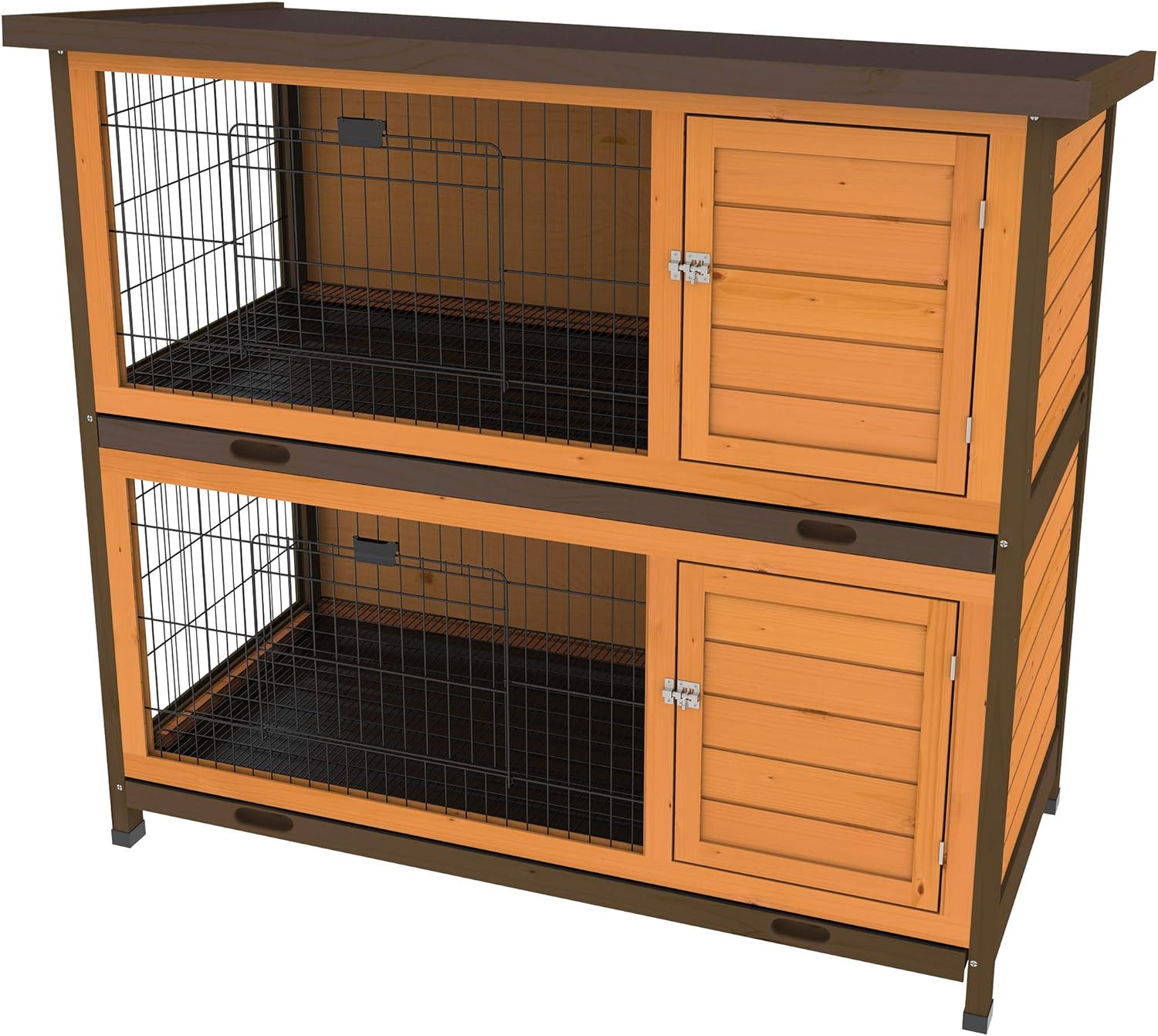 Ware Manufacturing Premium Plus Double Decker Hutch for Rabbits and Small Pets