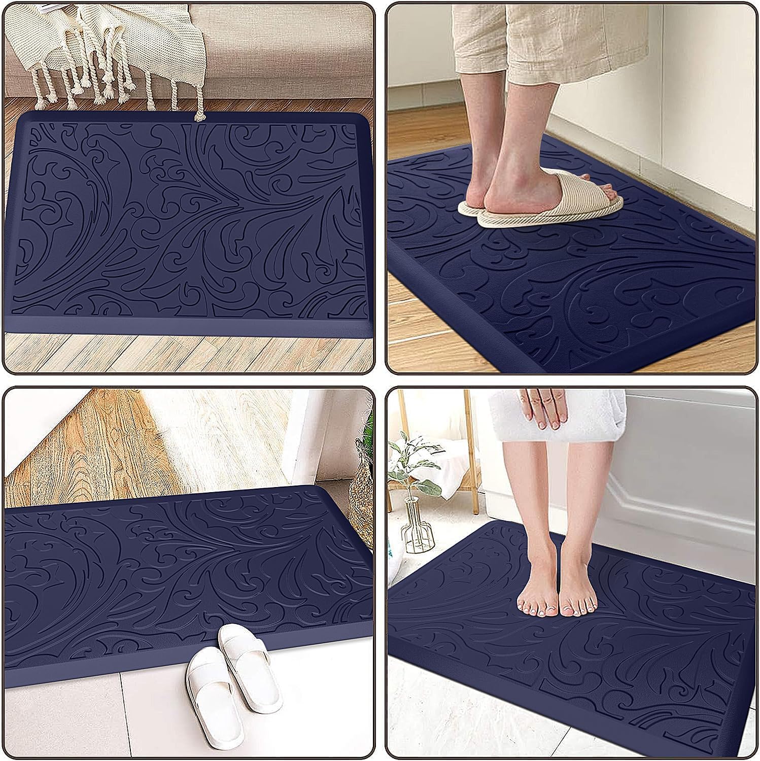 Kitchen Mat Cushioned Anti-Fatigue Comfort Standing Mat Rug for Home,Office