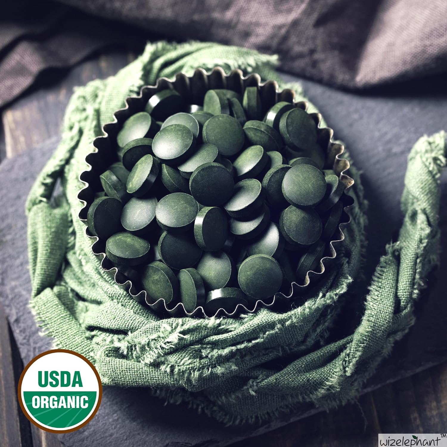 Organic Spirulina Chlorella Tablets - 50 Servings - 2-in-1 Superfood Algae Supplement for Natural Immune Support
