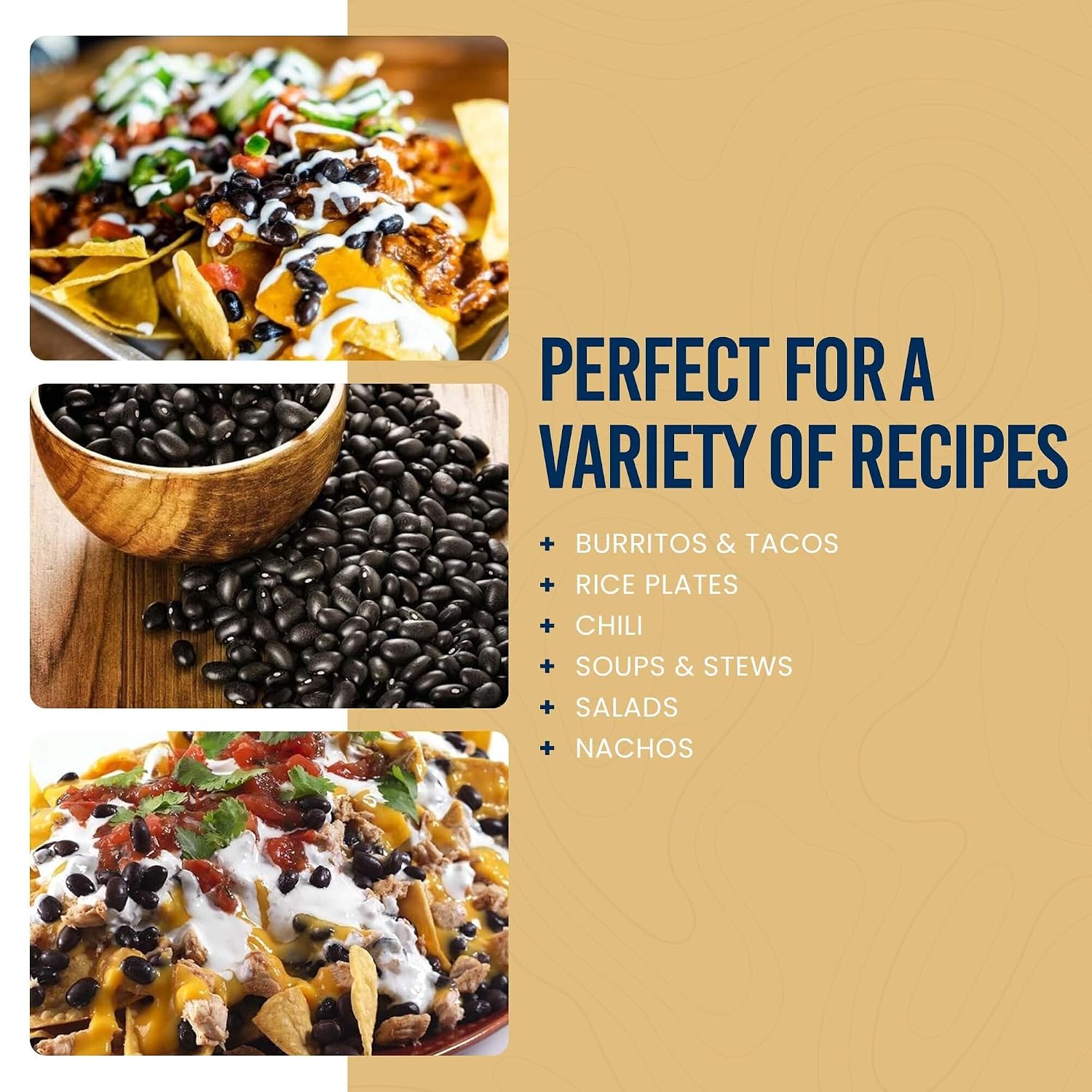 Augason Farms Dried Black Beans 4 Gallon | Emergency Food Supply, 237 Servings, 30 Year Shelf Life, Good Source of Iron, Protein, and Potassium