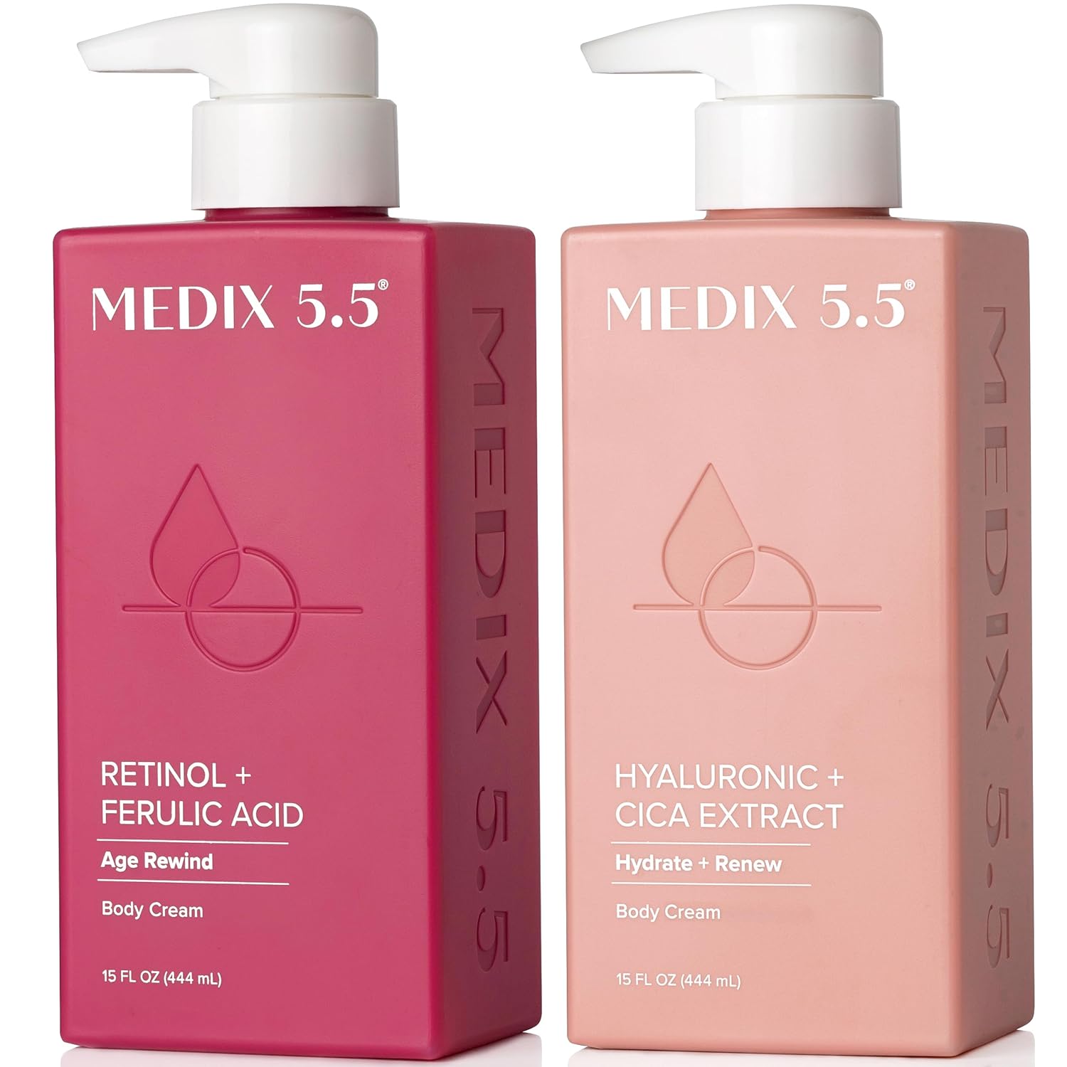 MEDIX 5.5 Collagen Cream Skin Care Face Lotion & Body Lotion For Dry Skin | Anti Aging Collagen Peptides Firming Cream Body Moisturizers Lifts, Firms, & Tightens For Younger Looking Skin, 15 Fl Oz