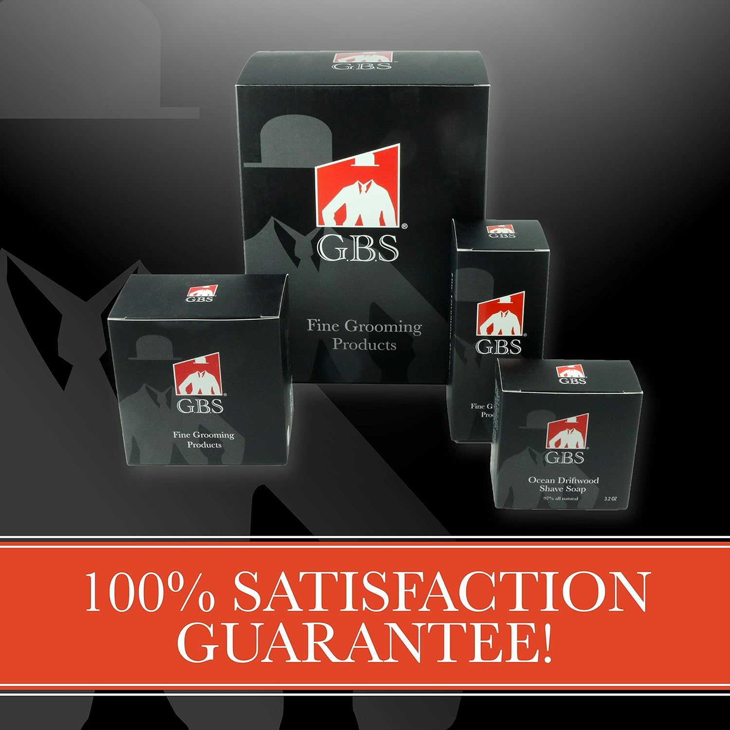 G.B.S Men’s Aftershave Balm - Premium Sandalwood Scent - Soothes Razor Burn & Moisturizes Sensitive Skin - Fast-Absorbing Formula - 5 Fl Oz