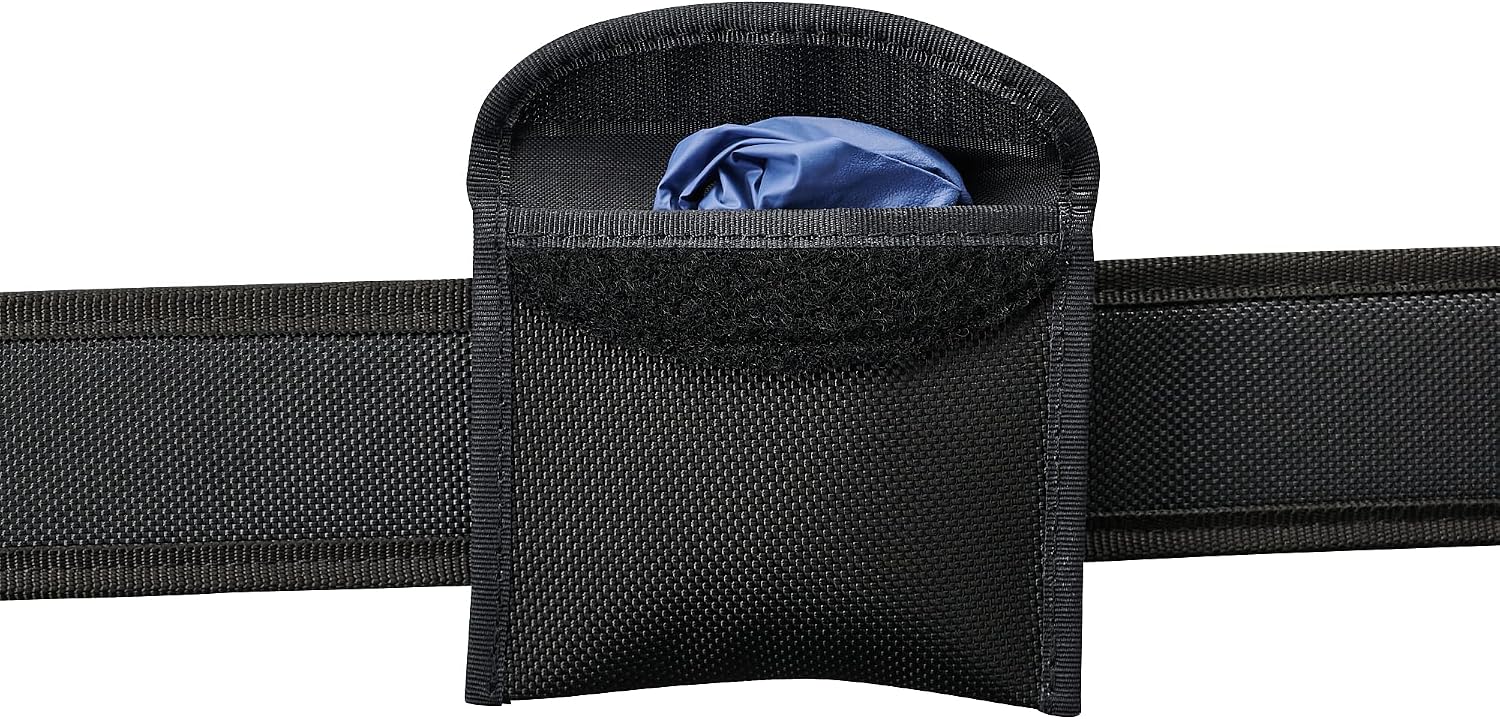 Glove Holder for Duty Belt Glove Pouch for Latex Gloves Masks