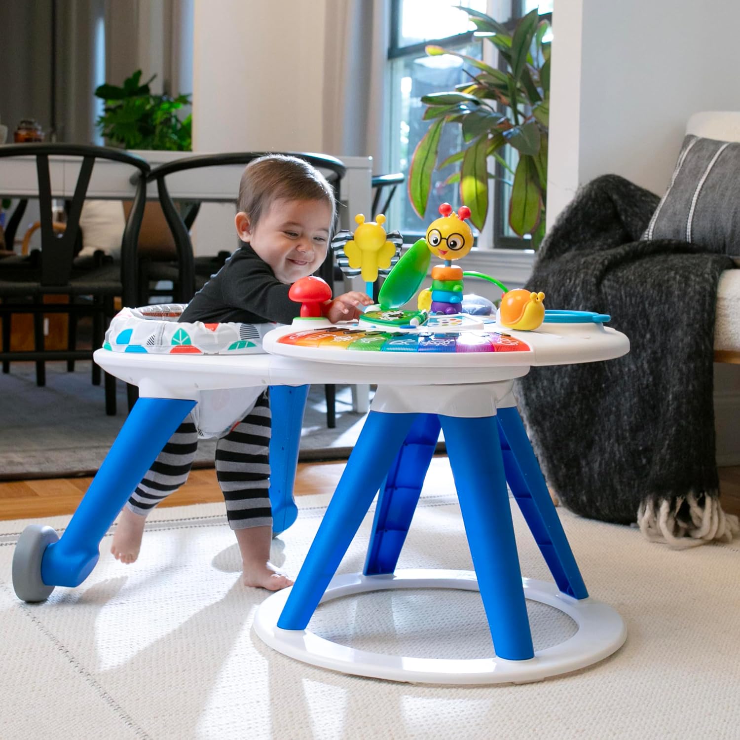 Baby Einstein 4-in-1 Activity Center & Walker with Piano, Age 6M+