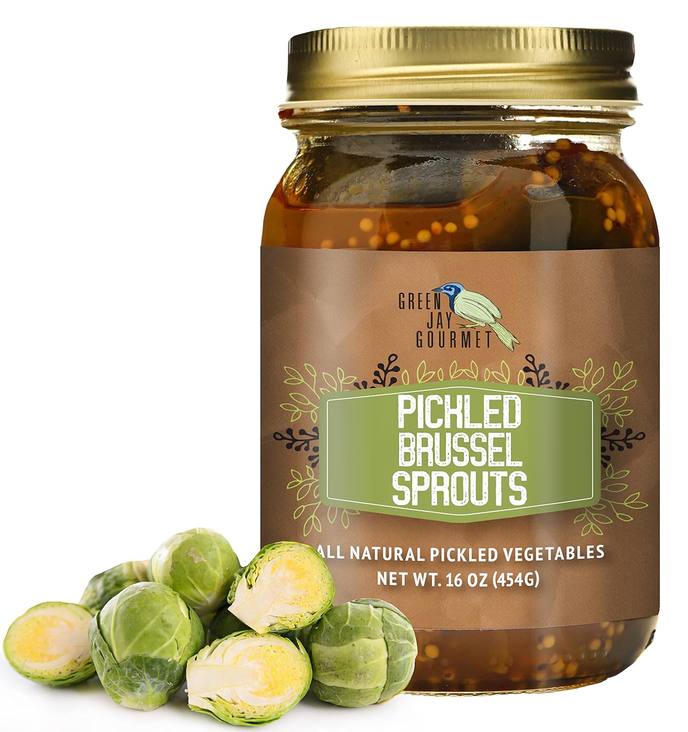 Green Jay Gourmet Marinated Mushrooms in a Jar - Fresh Hand Jarred Vegetables for Cooking & Pantry – Home Grown Pre-Prepared Pickled Marinated