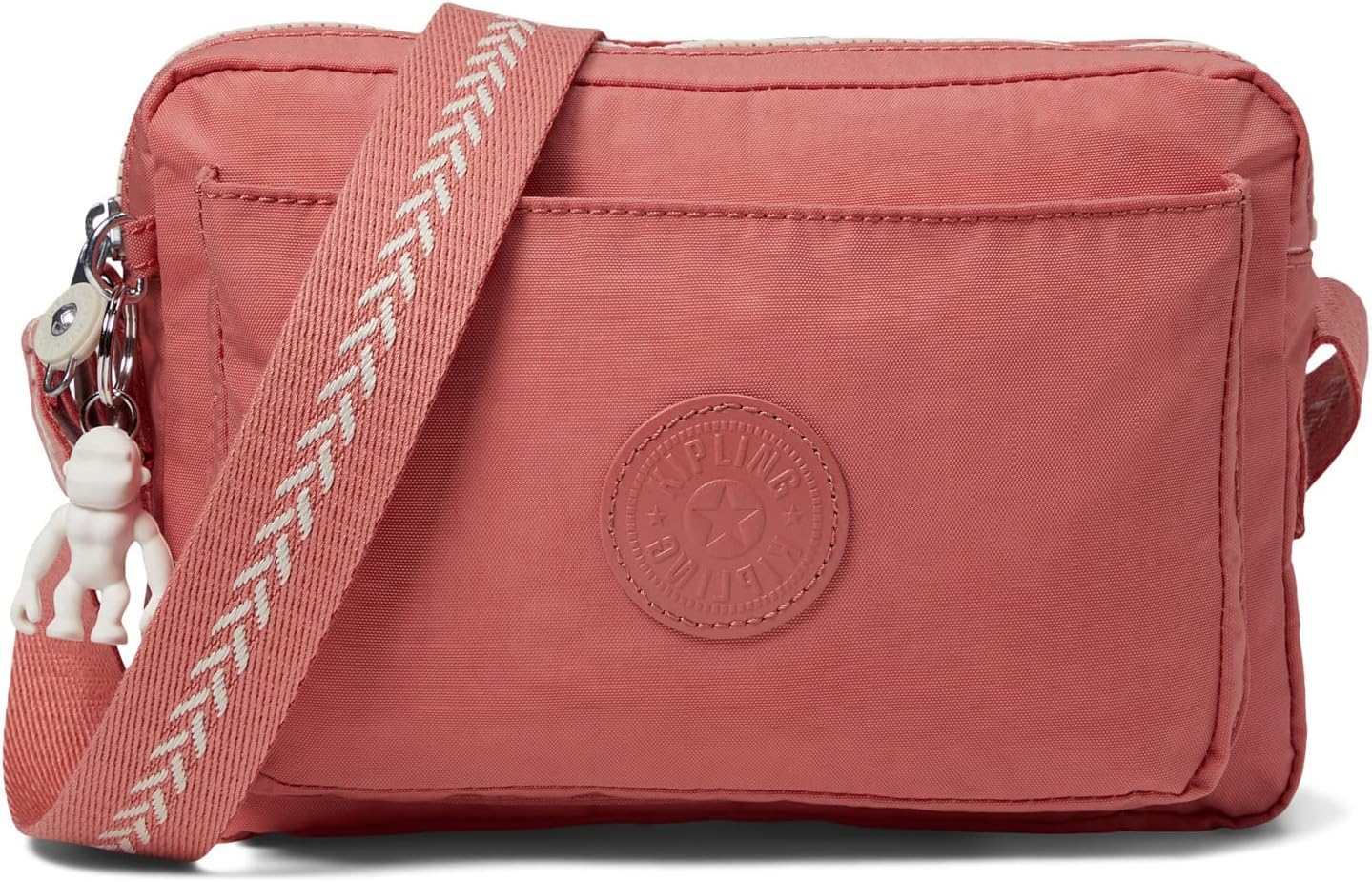 Kipling Women’s Abanu Medium Crossbody Bag, Lightweight, Adjustable Nylon Waist Pack with Multi-Compartment Zip Pockets