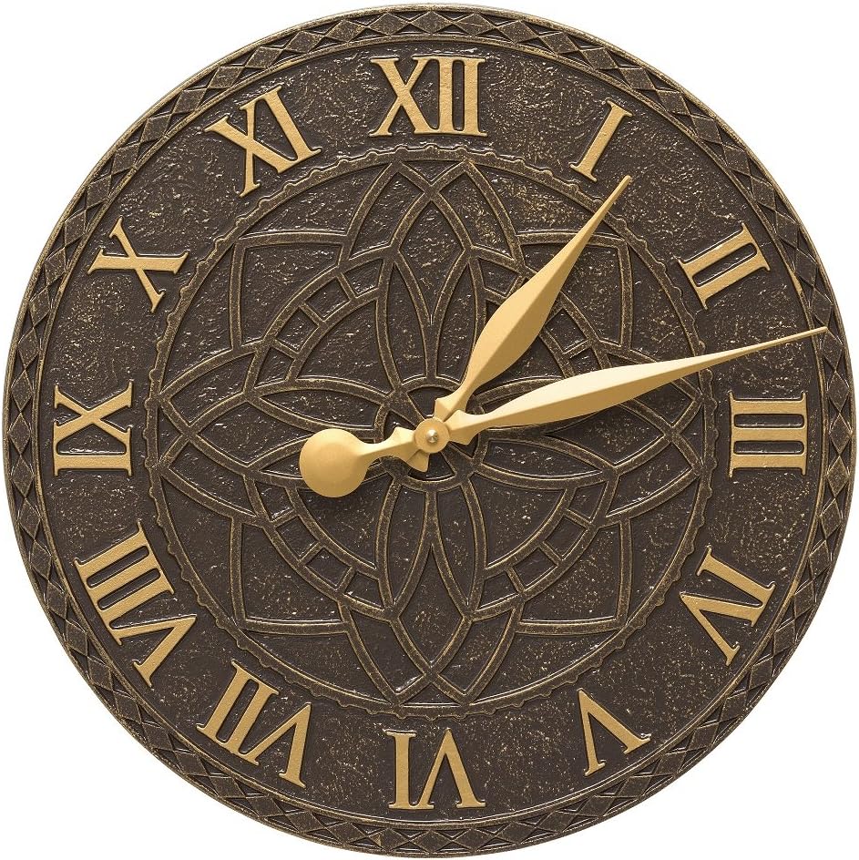 Whitehall Artisan 16" Indoor Outdoor Wall Clock