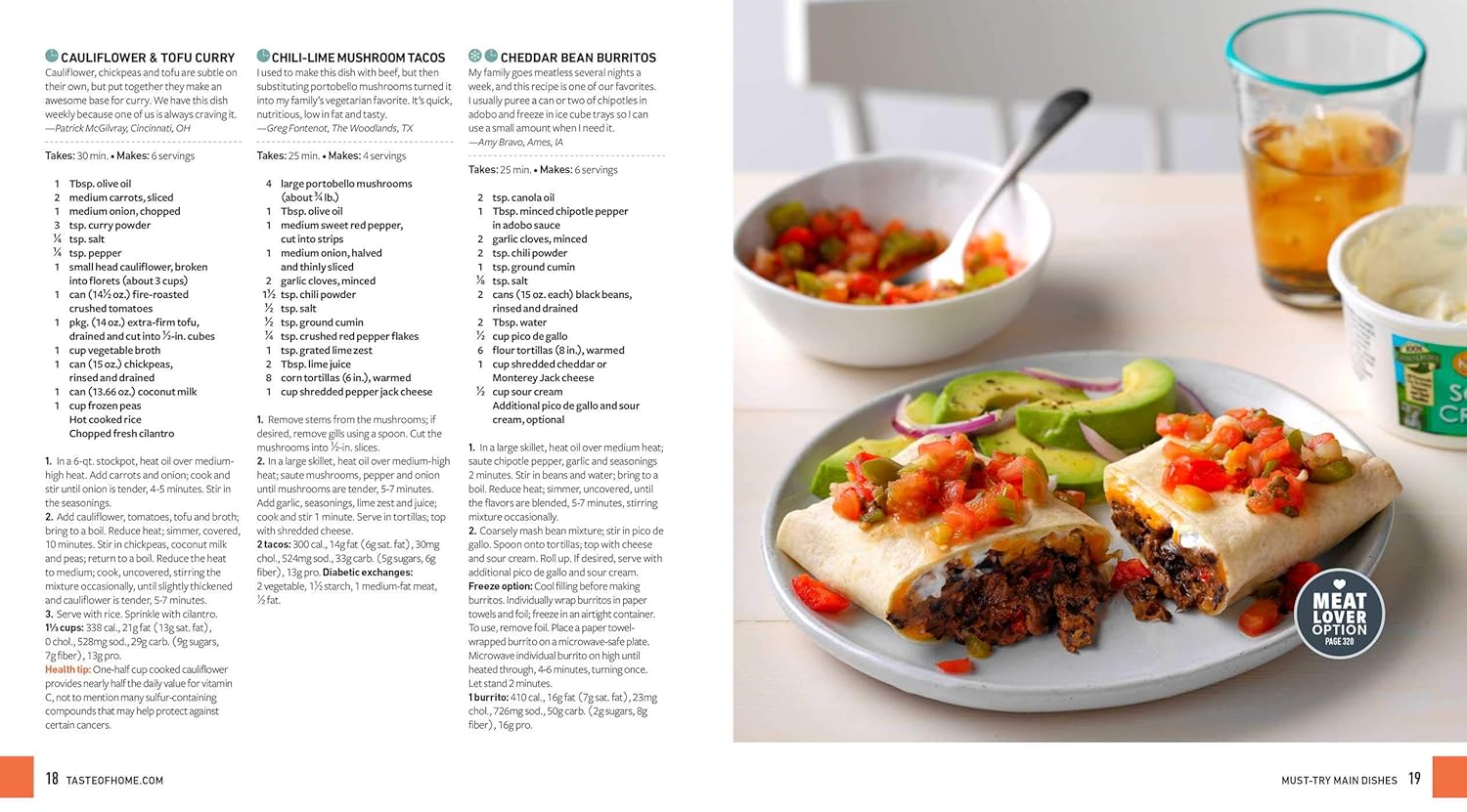 Taste of Home Vegetarian Made Easy: 335 Delicious Meatless Recipes with Tips for Every Table
