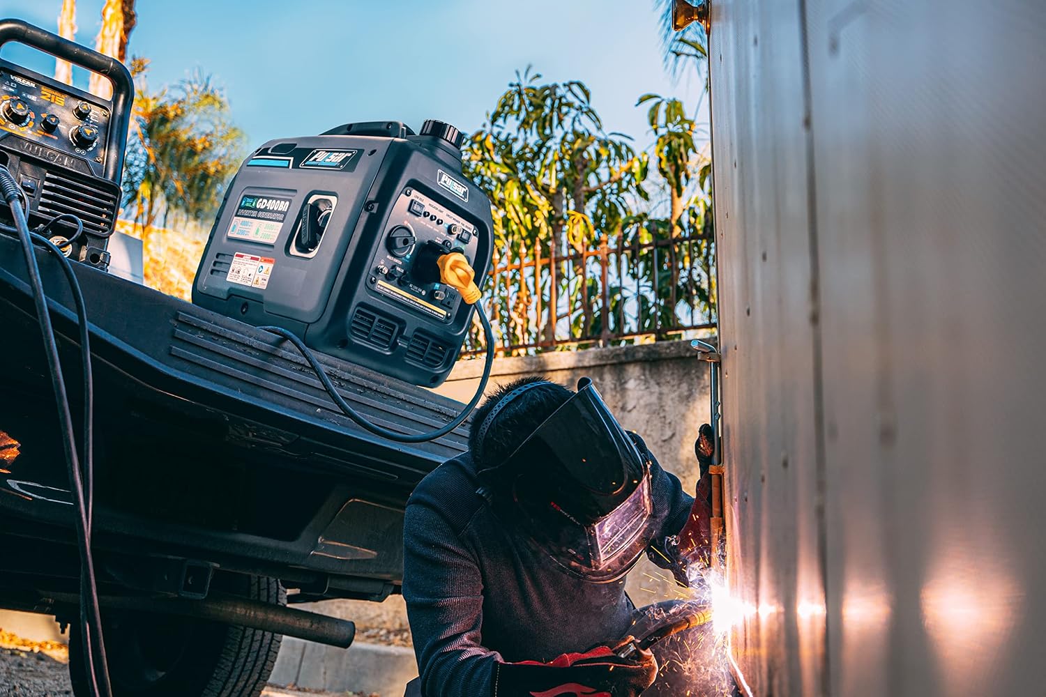 Pulsar 2,300W Portable Gas-Powered Quiet Inverter Generator With USB Outlet & Parallel Capability, Carb Compliant, G2319N