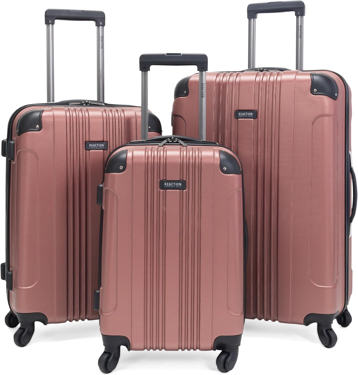 Kenneth Cole REACTION Out of Bounds Lightweight Hardshell 4-Wheel Spinner Luggage, Teal, 20-Inch Carry On