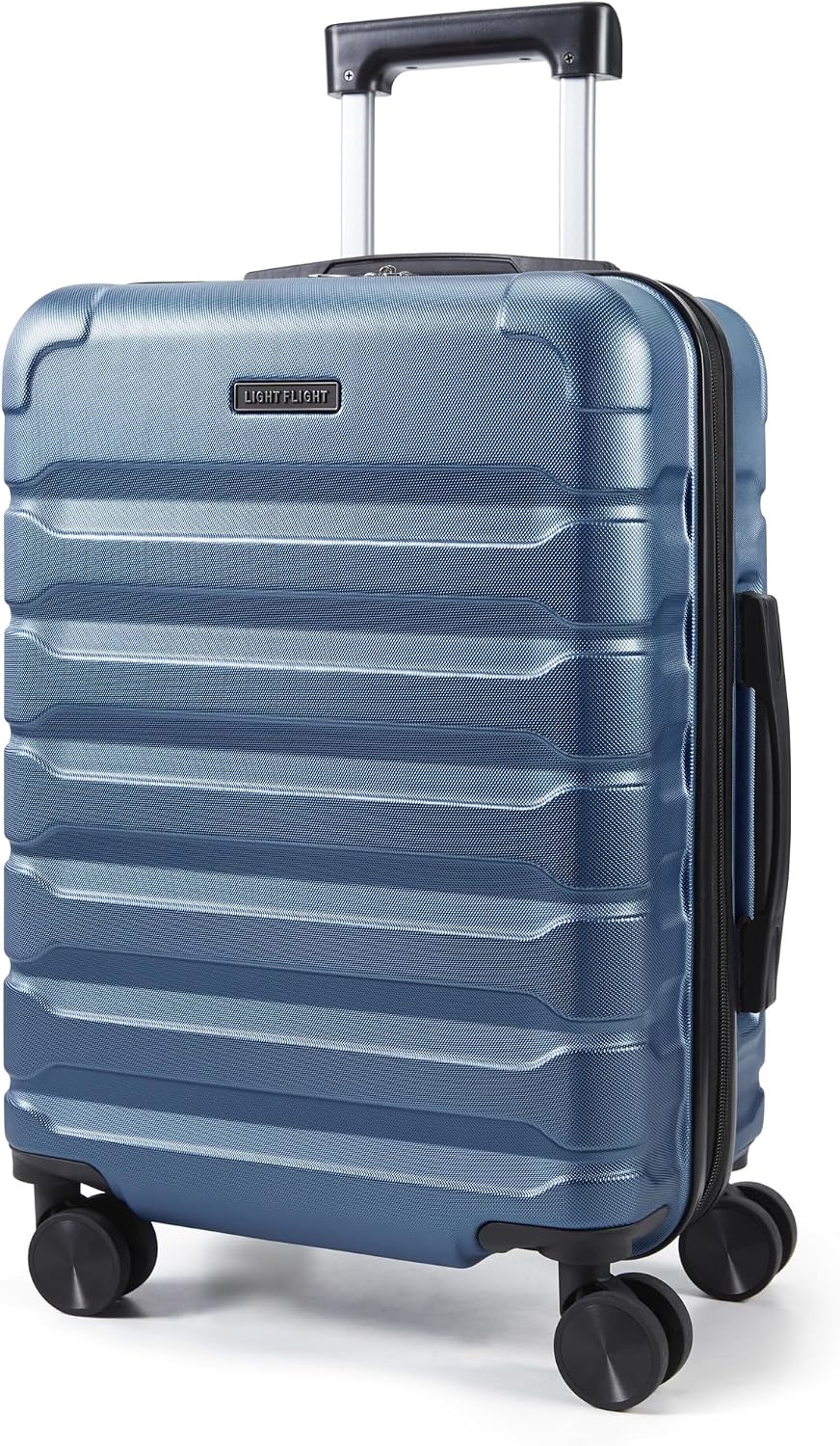 LIGHT FLIGHT Carry On Luggage, 20" Carry-On Suitcase, Deep Green | 20" Expandable Carry On Suitcases with Wheels, Lightweight Luggage, Durable Hard ShellRolling Suit Case for Men Women Travel