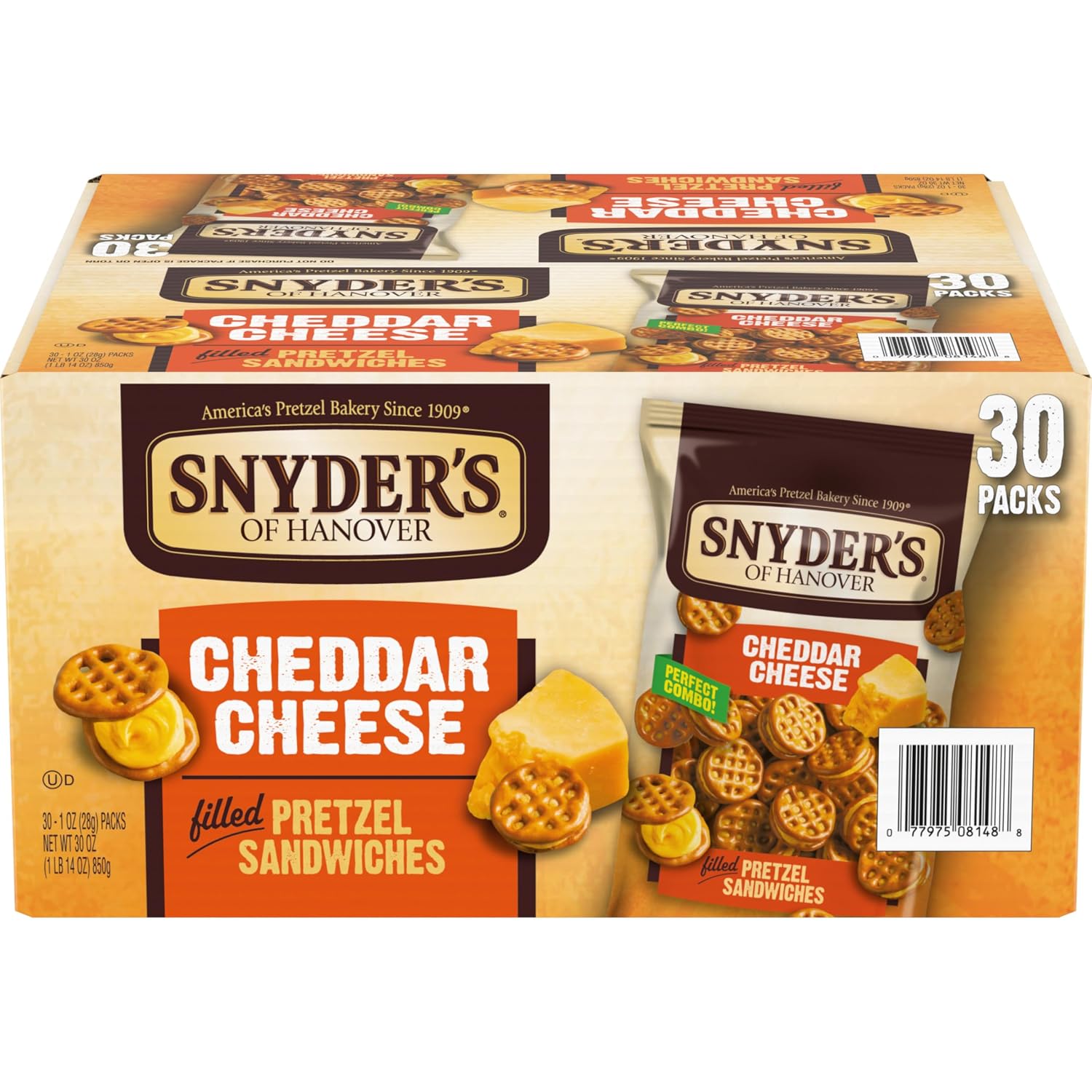 Snyder's of Hanover Variety Pack Pretzels, 36 Count Variety Pack (Pack of 36)
