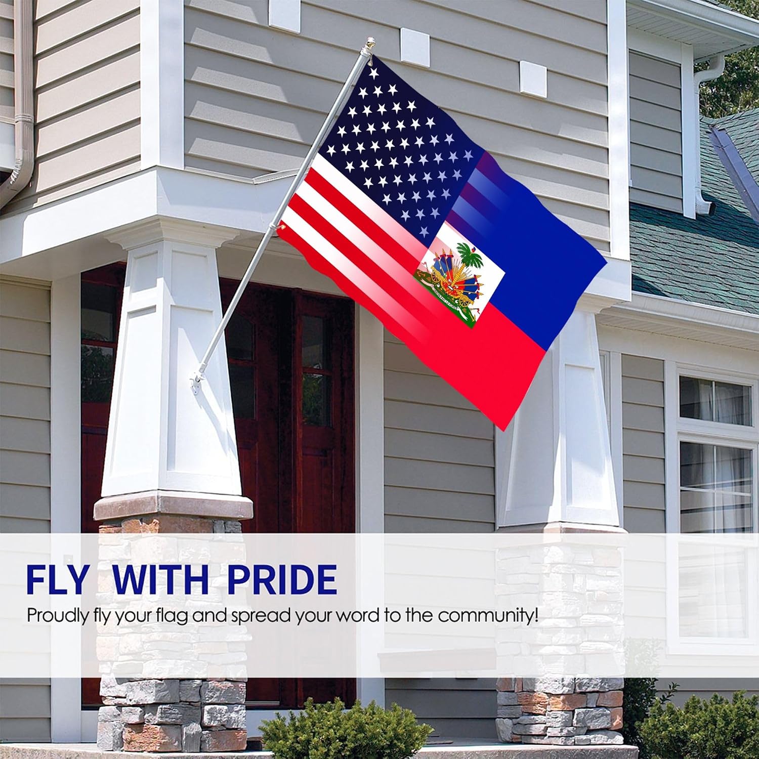 Nicaragua Nicaraguan And American Flag America USA 3x5 Ft Indoor Outdoor Decor Banner National Flags for Garden Yard Car Outside Decoration